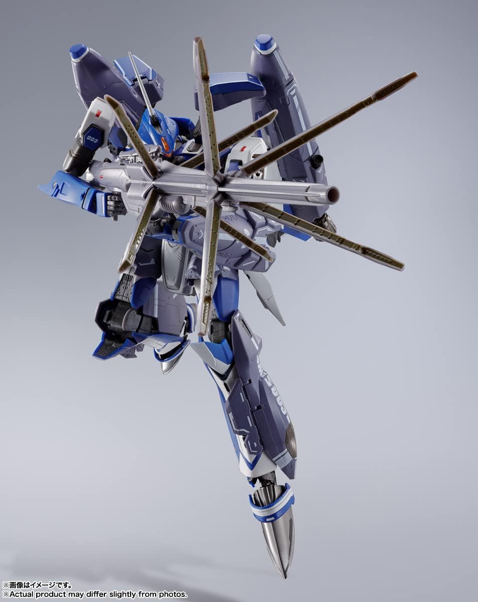 BANDAI SPIRITS DX Chogokin Macross F VF-25G Super Messiah Valkyrie (Michael Blanc Machine) Revival Ver. Approx. 11.8 inches (300 mm), ABS & PVC & Die-Cast Painted Action Figure