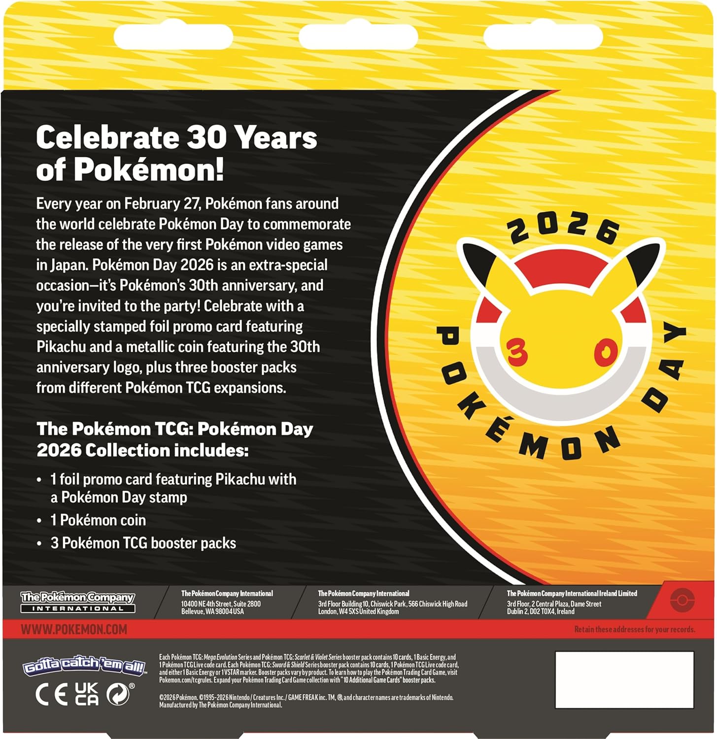 Pokemon TCG: Pokemon Day 2026 Collection