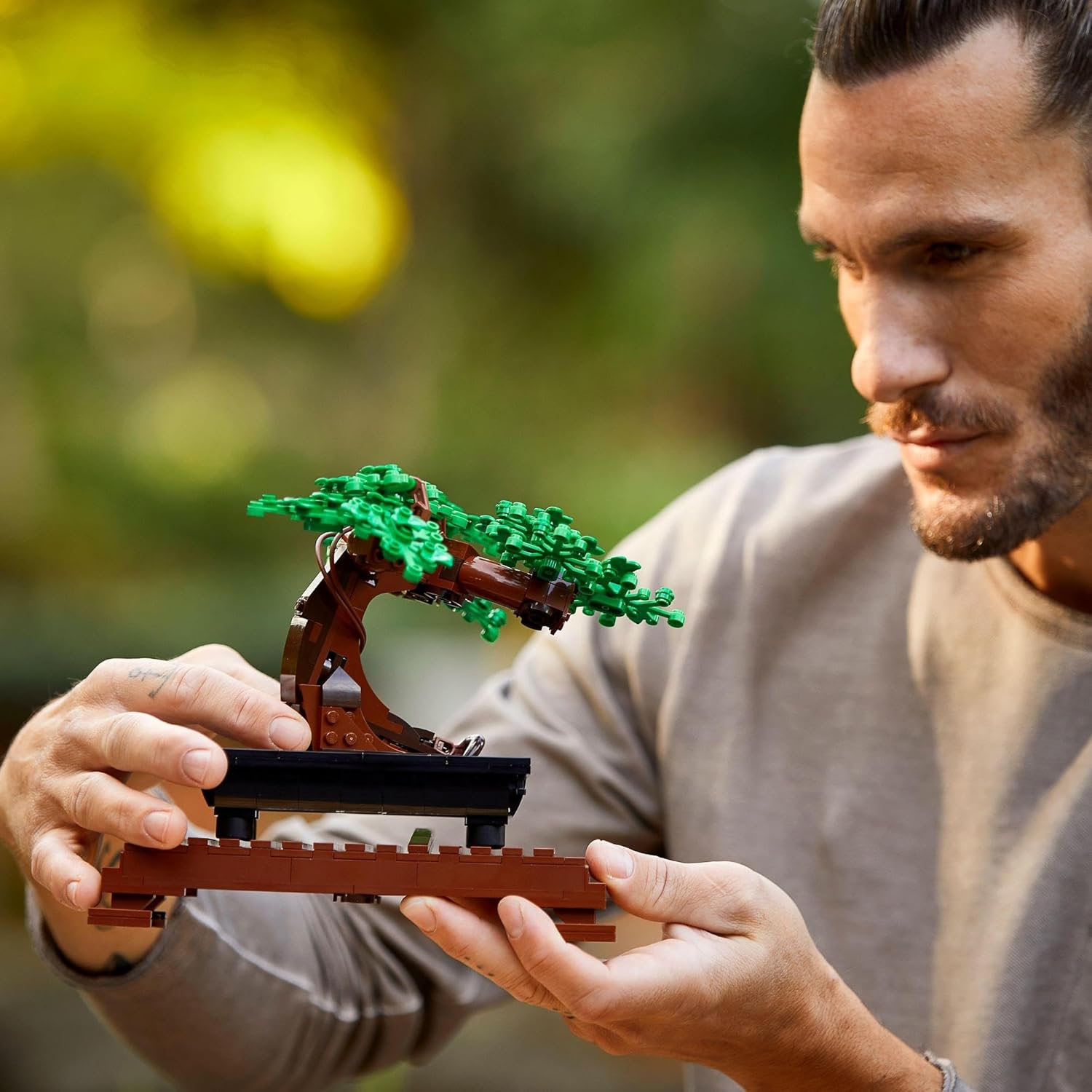 LEGO Botanical Bonsai Toy Building Block Birthday Present for Mother's Day Father's Day Male Female Indoor Plant Fake Greenery Interior Stylish Mother Father 10281