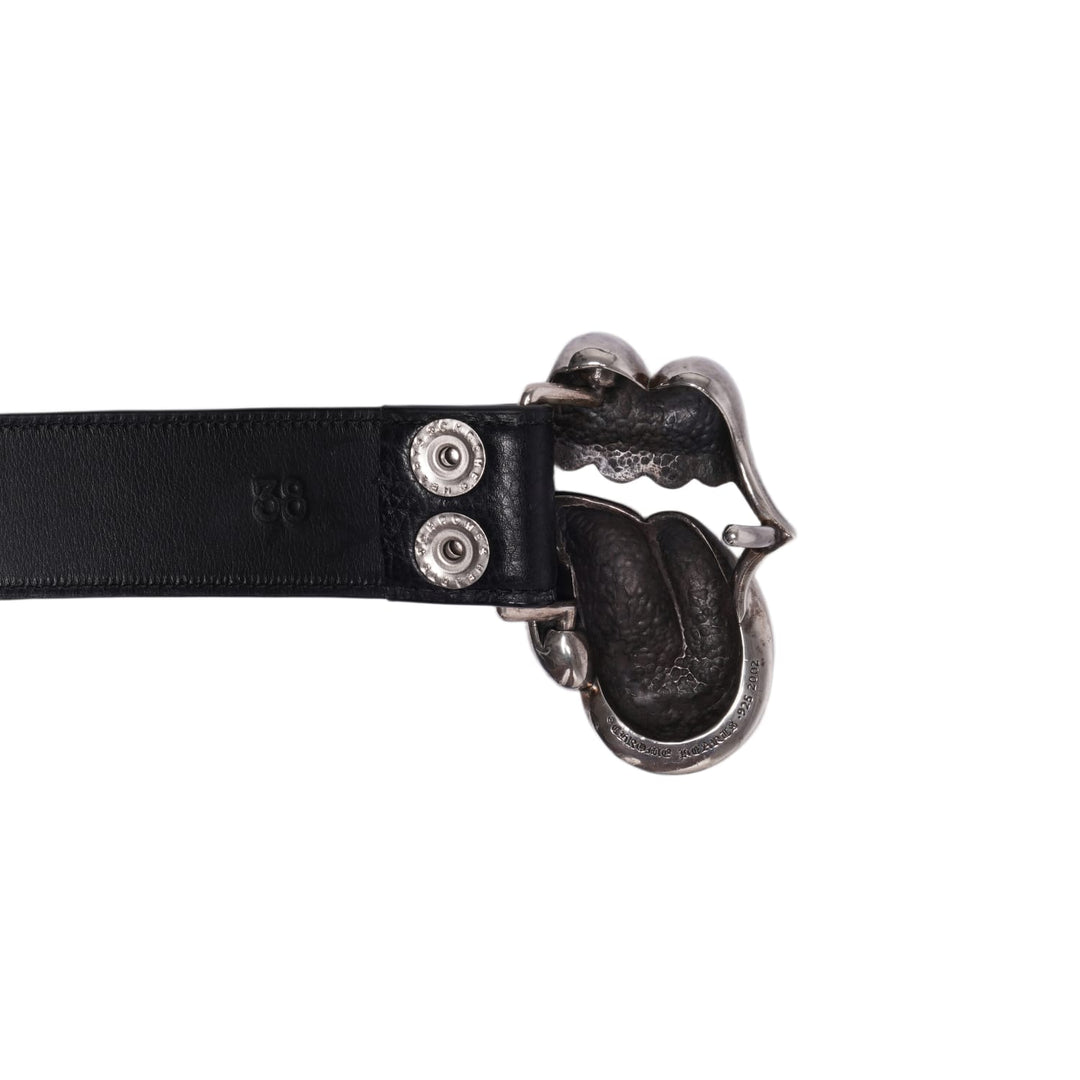 CHROME HEARTS 'ROLLING STONES' LIPS BELT