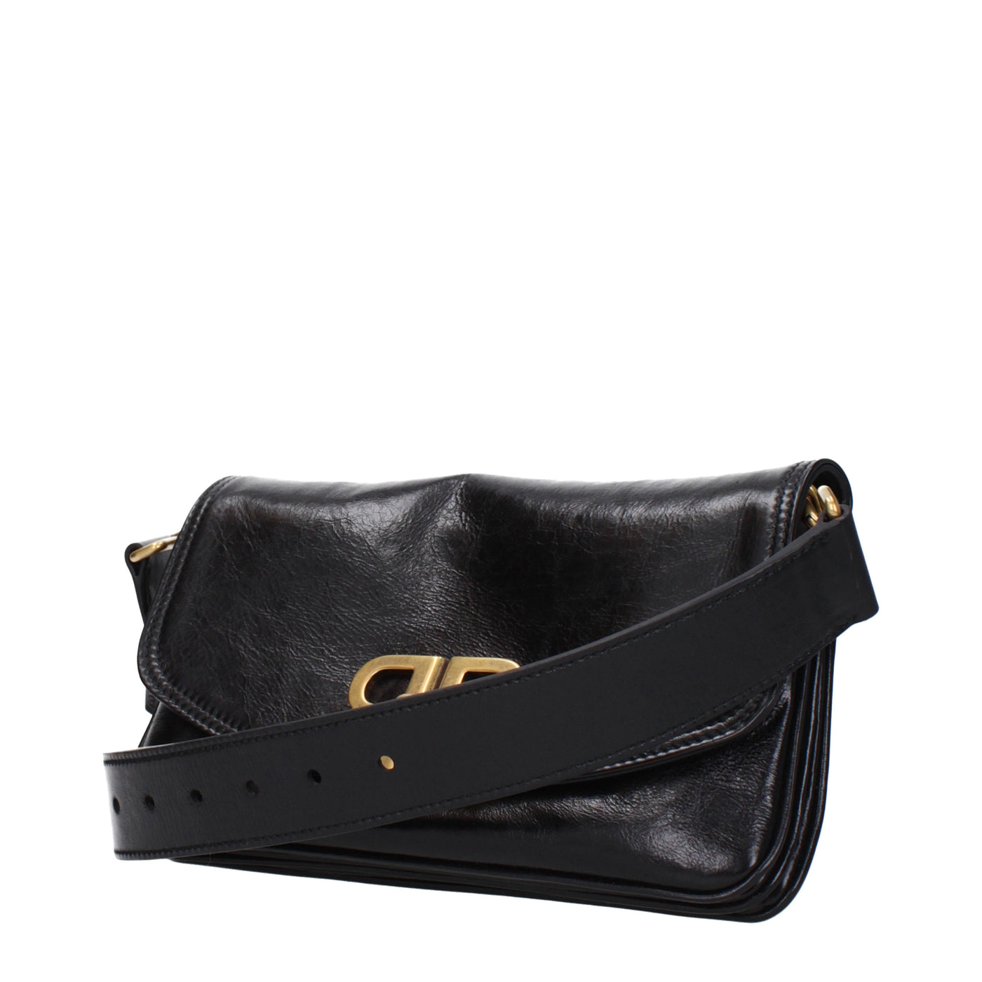 Balenciaga バレンシアガショルダーバッグフラップレザーブラック - Image 3