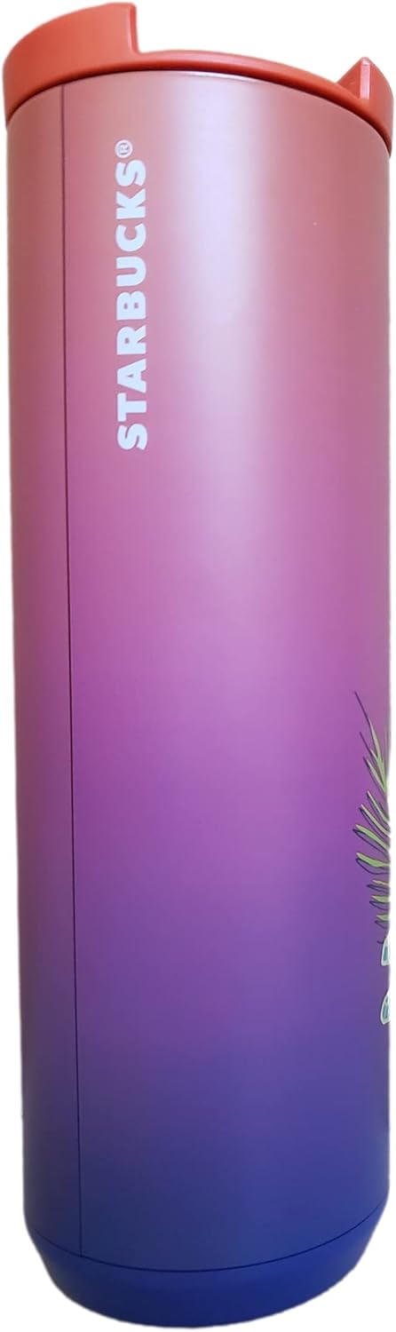 Starbuck Hawaii Collection: Vaso de acero inoxidable con frutas tropicales