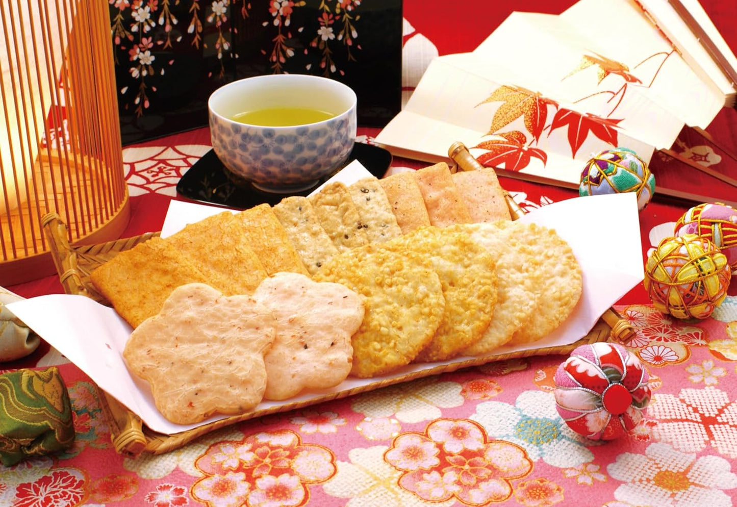 Kanazawa Kanerokuseika Kanerokunohana [Packaged with Official Handbag] Sweets Folding Gift Senbei Crackers Individually Wrapped Handicrafts Hand Gifts Thank You Gifts Celebration Return Gift Gift