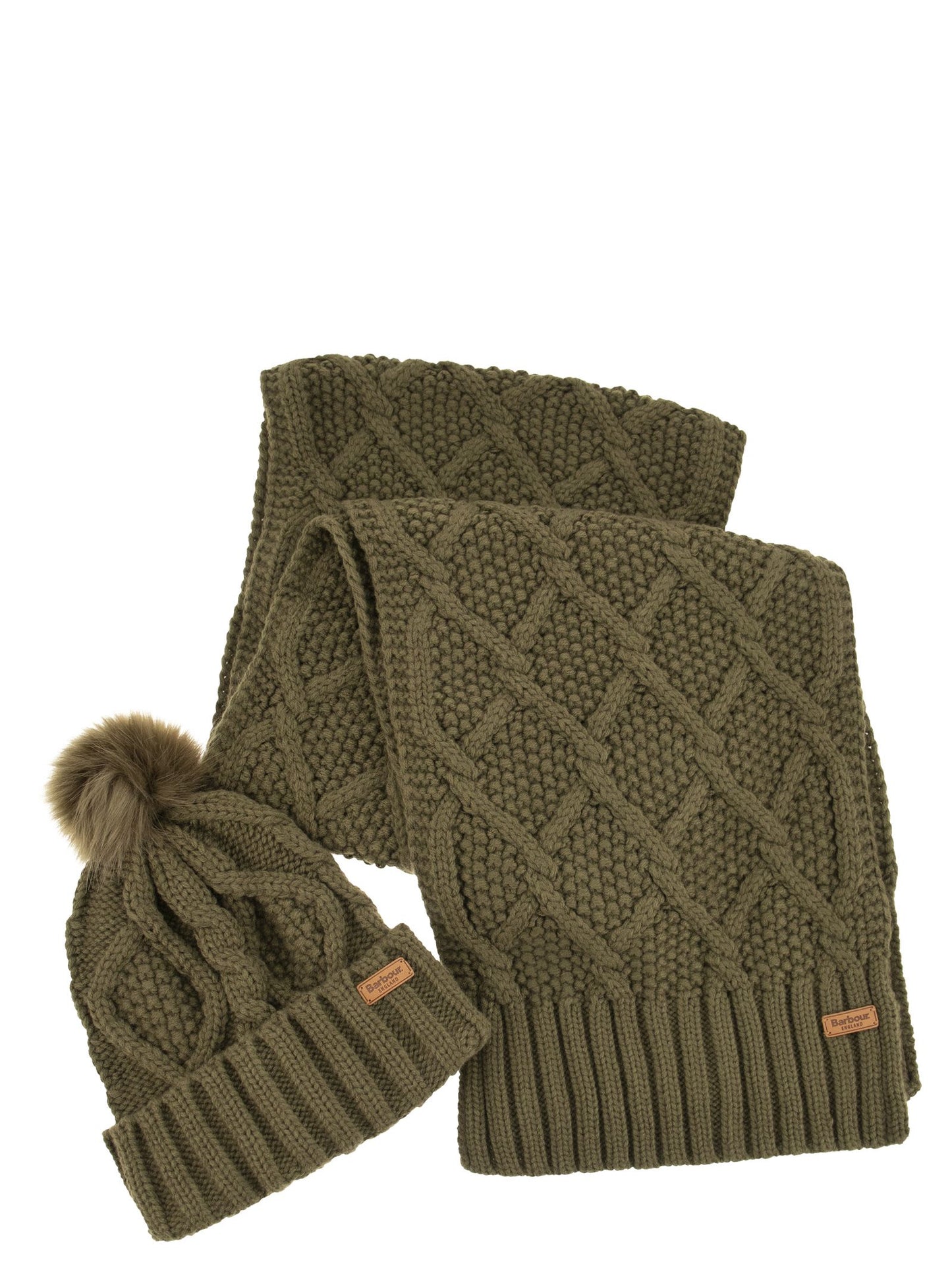 Barbour バーバーリドリーキャップとスカーフセット - Image 3