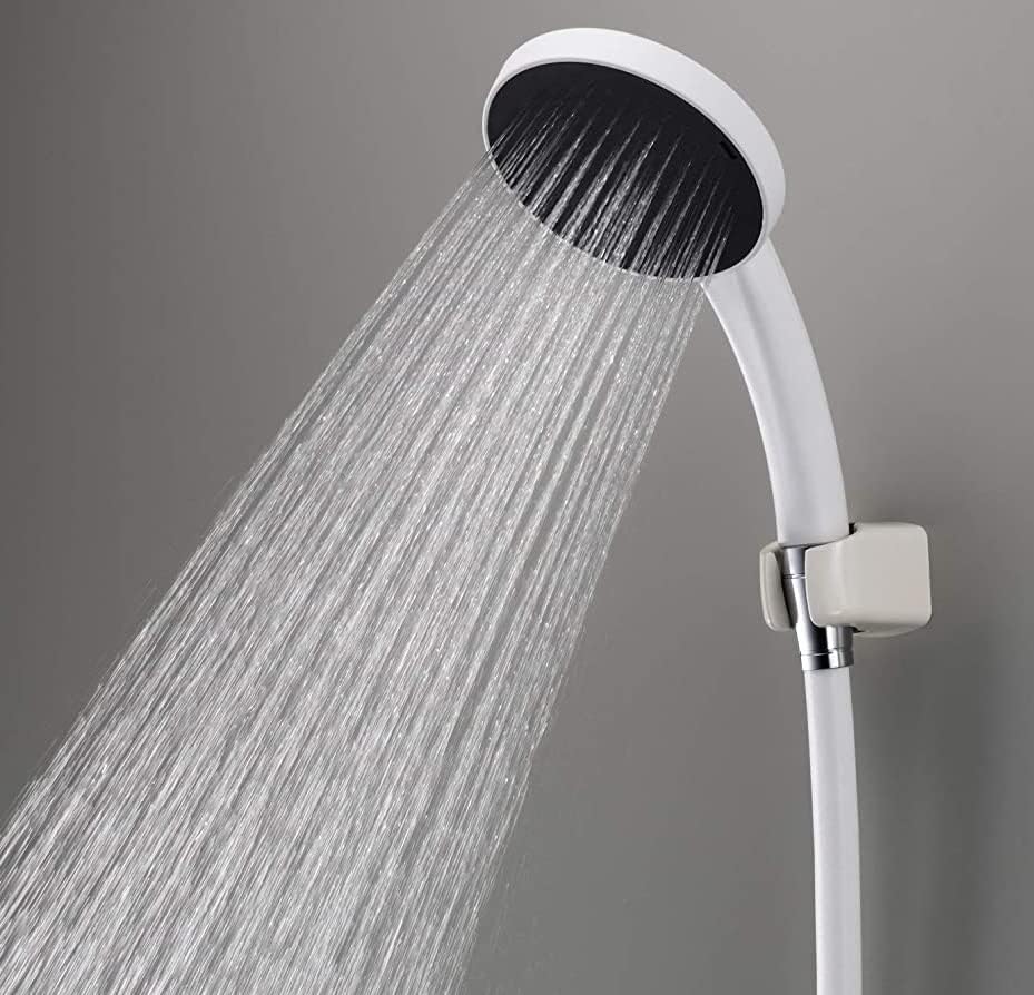 SANEI PS350-80XA-MW2 Shower Head, Large Shower Plate, Made in Japan, Large Water Volume, White