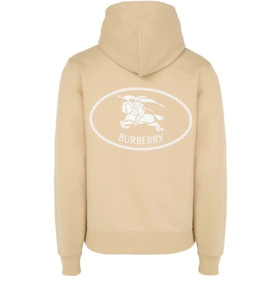 BURBERRY Cotton hoodie with EKD badge - Image 3
