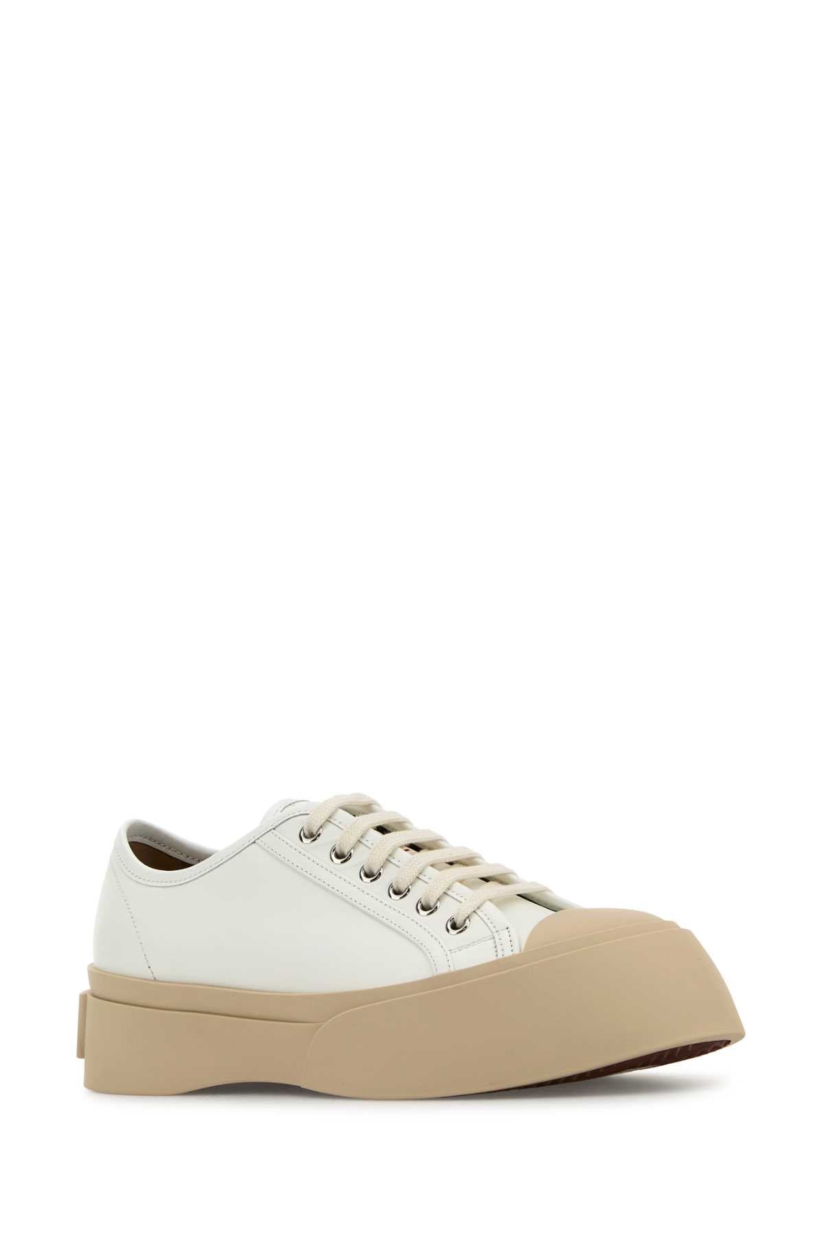Marni マルニホワイトレザーパブロスニーカー - Image 3