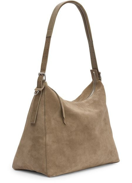 LEMAIRE Belted hobo bag in suede leather - Image 3