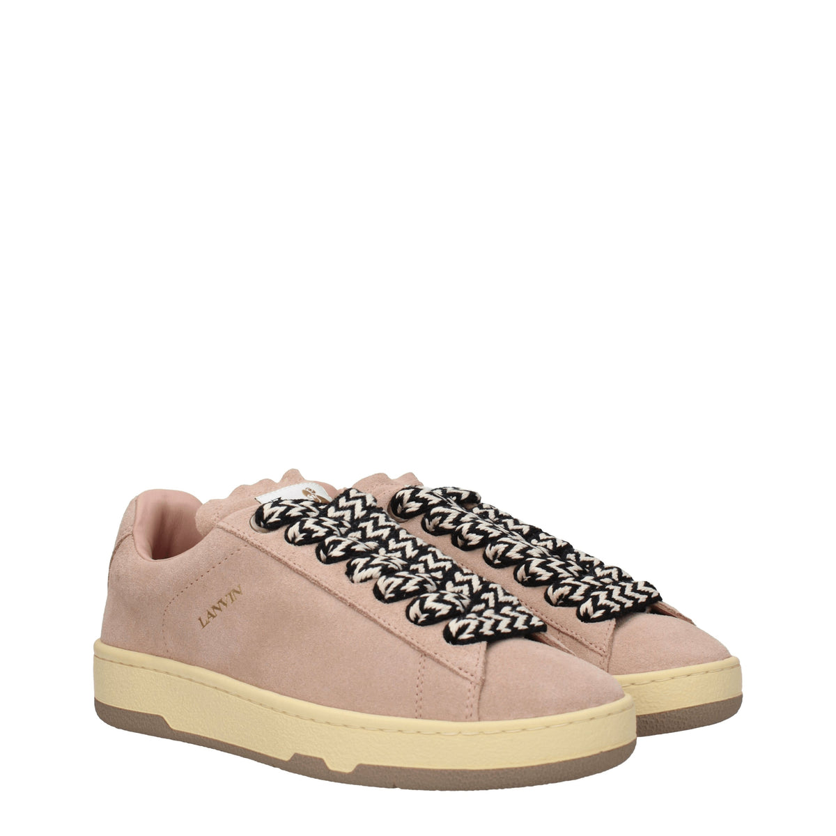 Lanvin Lanvin Sneakers Curb Women Suede Pink - Image 3