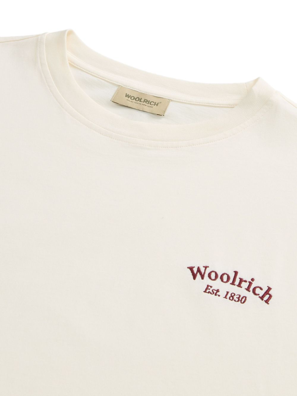 Woolrich ウールリッチロゴコットンTシャツ - Image 3