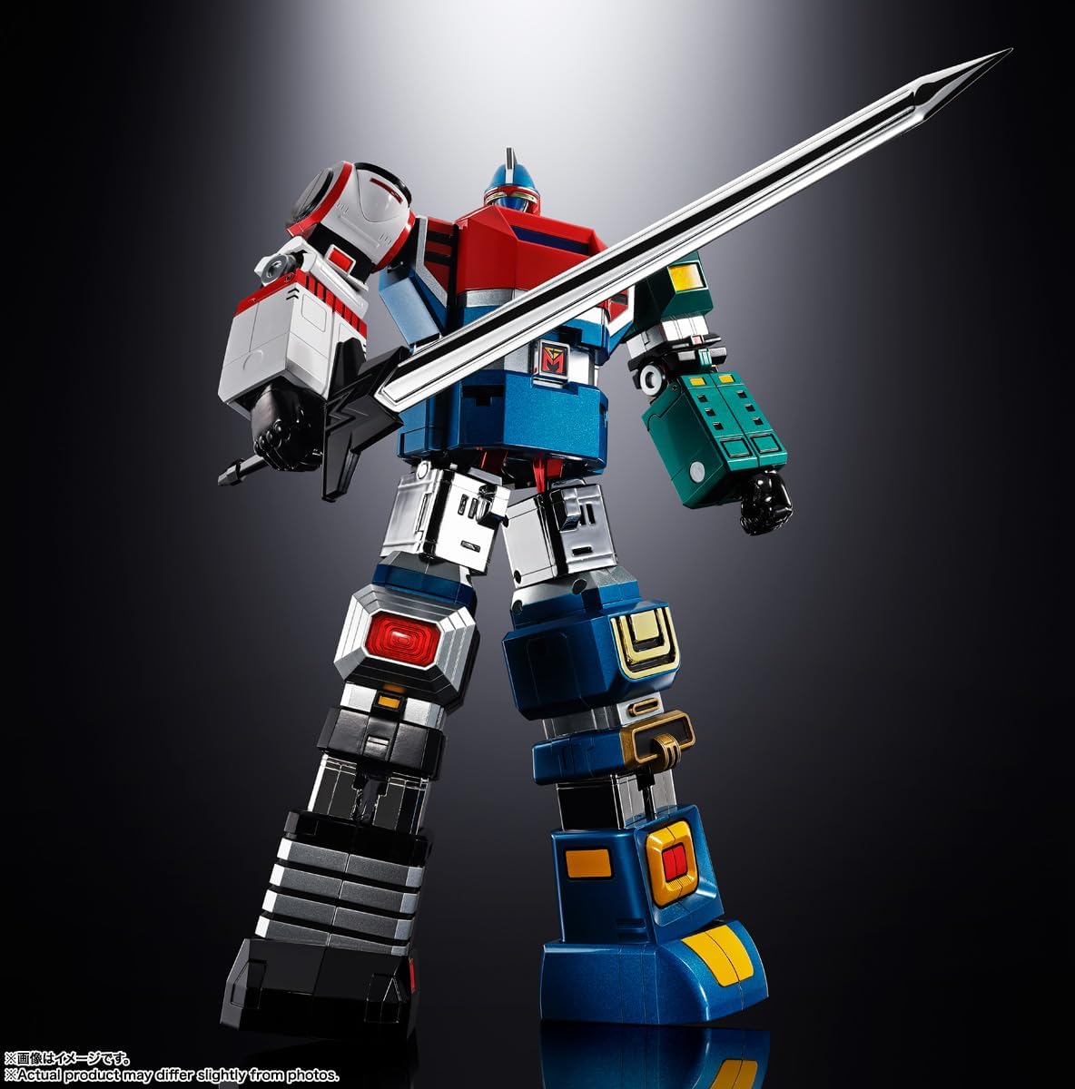 TAMASHII NATIONS Chogokin Soul GX-40SP Six God Combination Godmars CHOGOKIN 50th Ver. Approx. 11.0 inches (280 mm); Die-cast & ABS; Pre-painted Poseable Action Figure