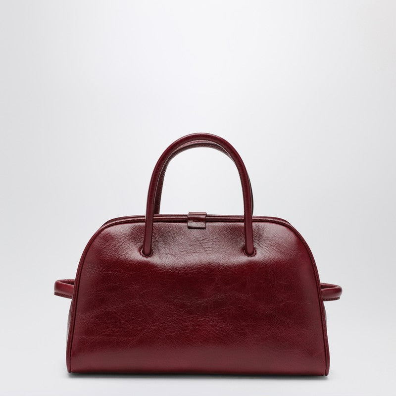 Jacquemus Jacquemus Burgundy Leather Turismo Small Bag - Image 3