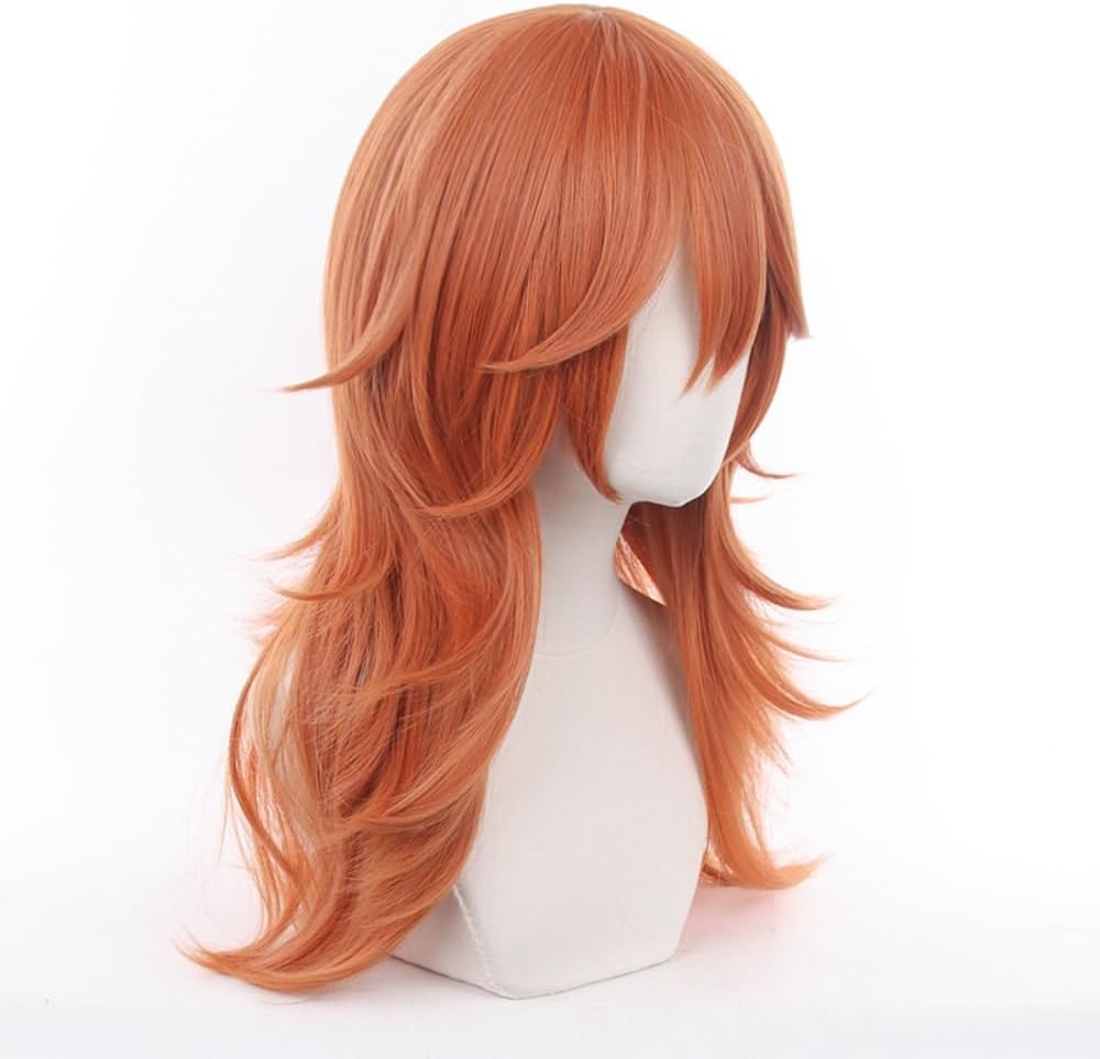 Akixen Chainsorman Angel Wig, Cosplay, Anime Wig, Hair Net, Gift, Event, Halloween, Christmas, Heat Resistant, Disguise, School Festivals, Cultural Festivals