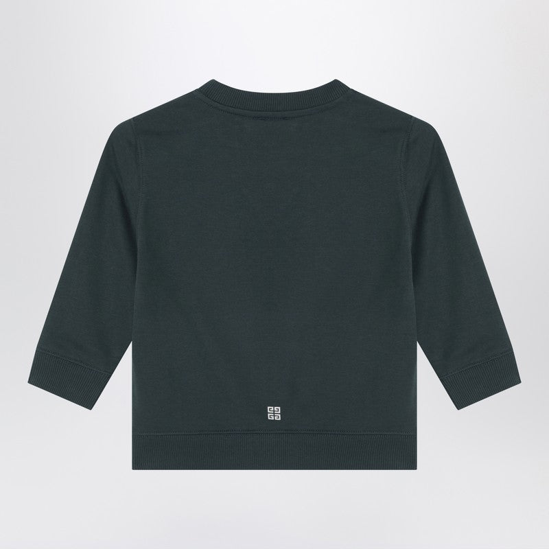 Givenchy Givenchy Dark Green Sweatshirt With Logo - Image 3