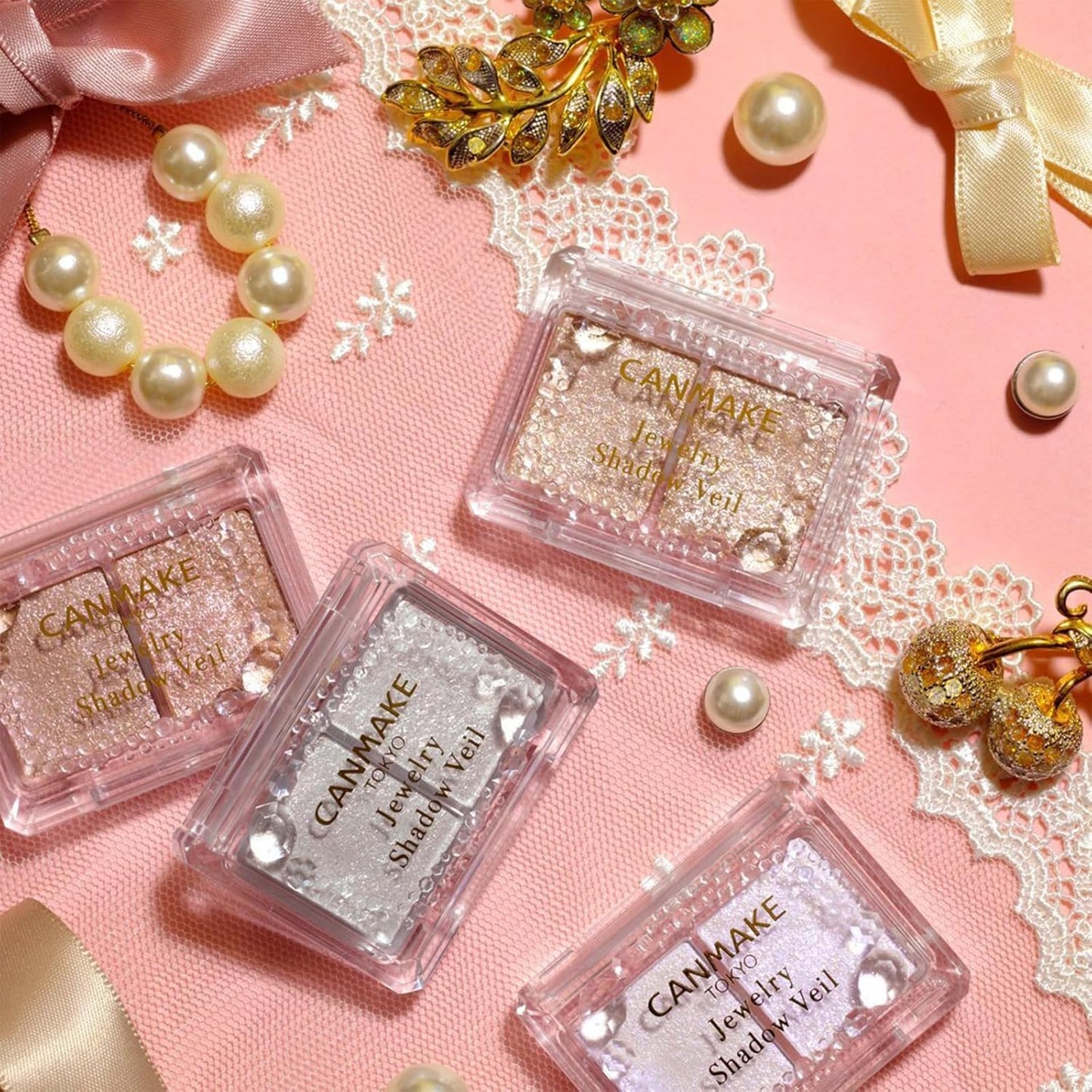 Canmake Palette Jewelry Shadow Veil 06 Ballerina Beige 1pc (x1)