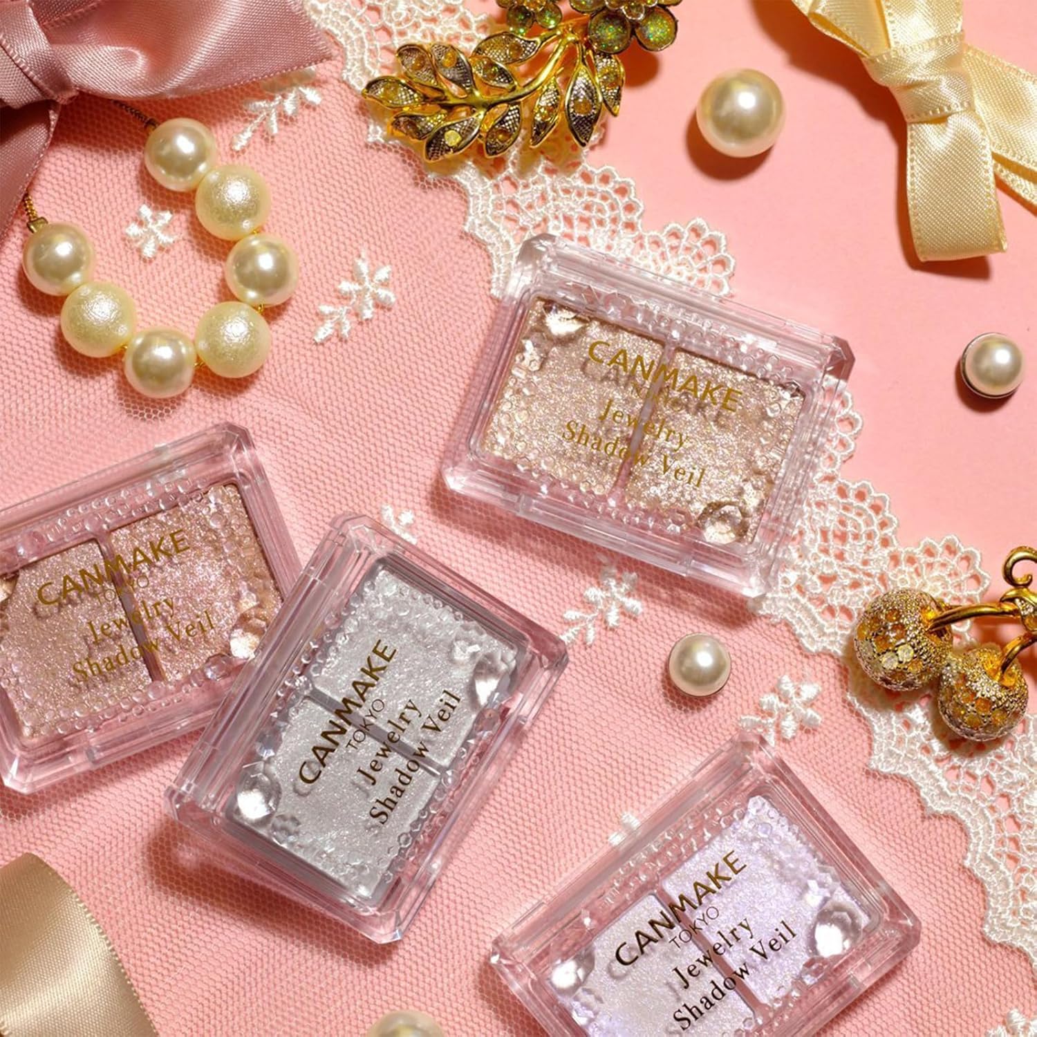 Canmake Palette Jewelry Shadow Veil 06 Ballerina Beige 1pc (x1)