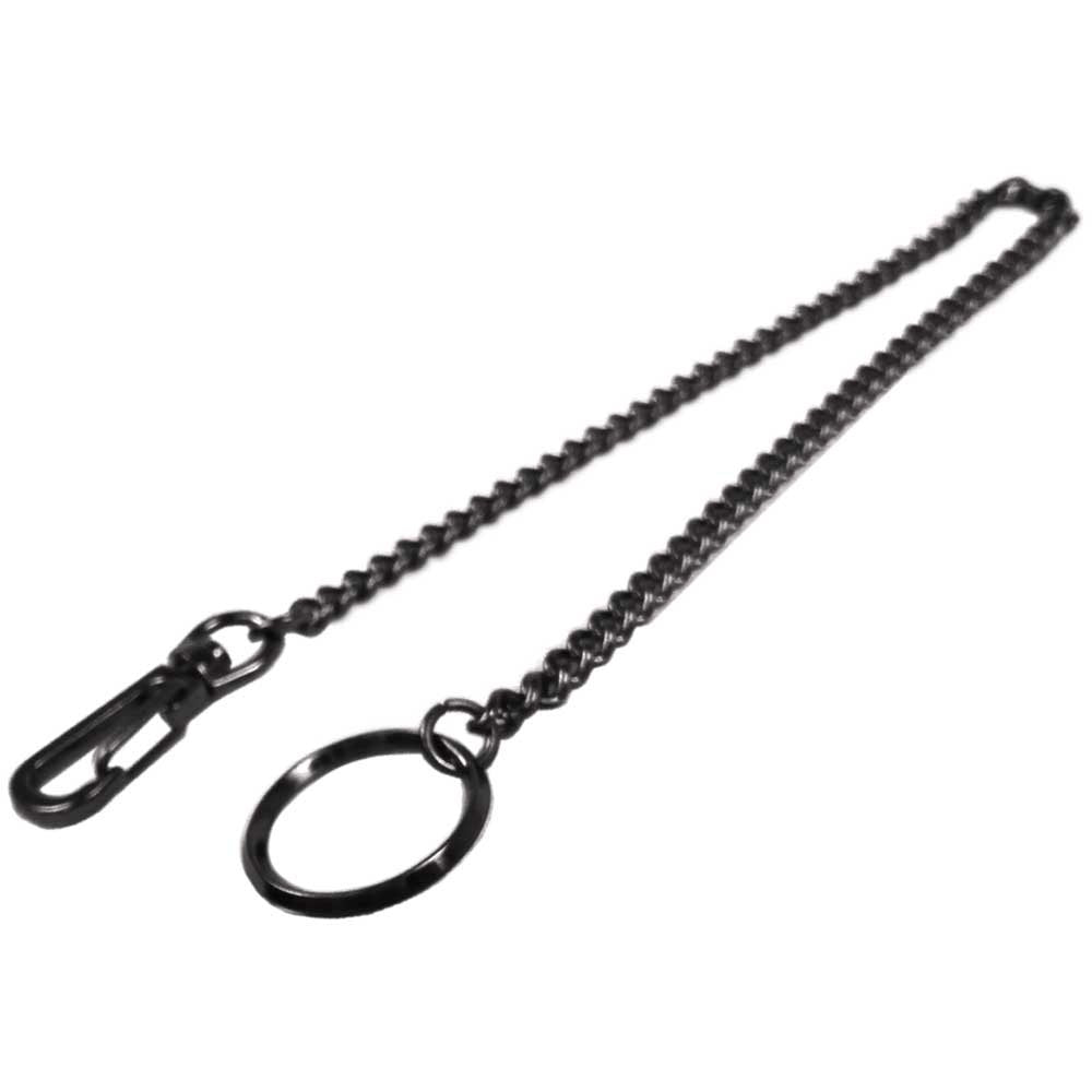 Nissa Chain Key Chain, 11.8 inches (30 cm), No.2, Black Nickel