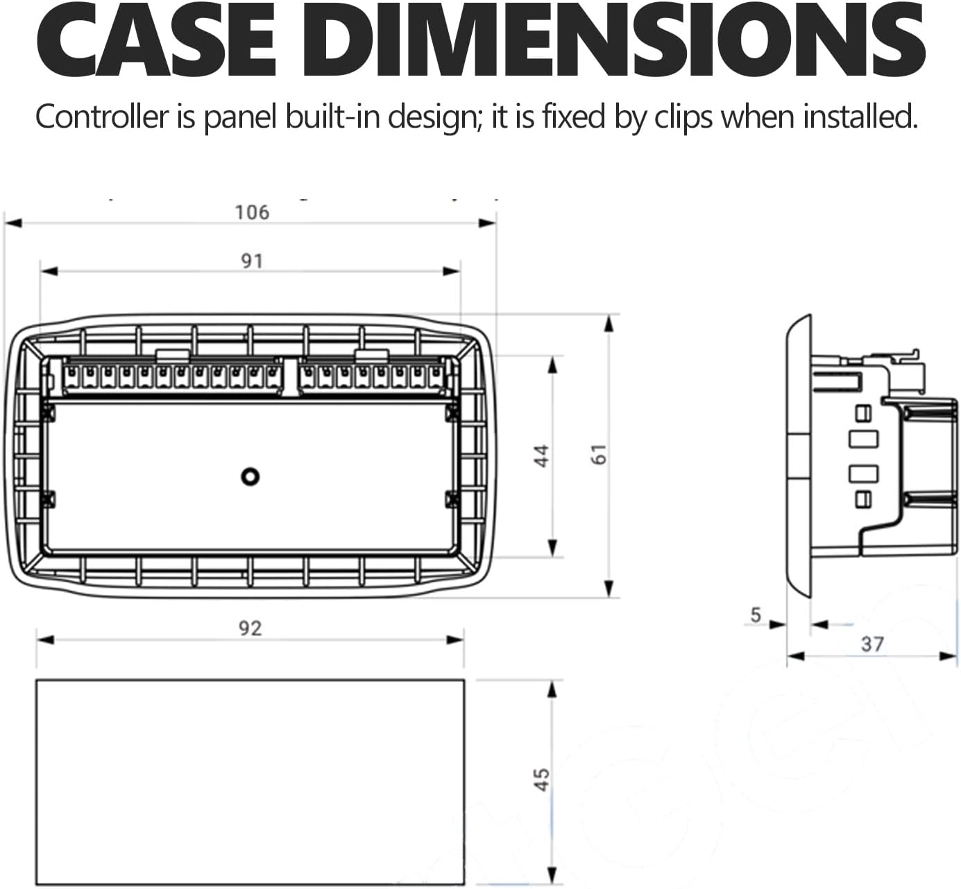 MGC100 ジェネレーターセットコントローラー - 小型ガソリン発電機セット用自動スタート/ストップコントロールモジュール