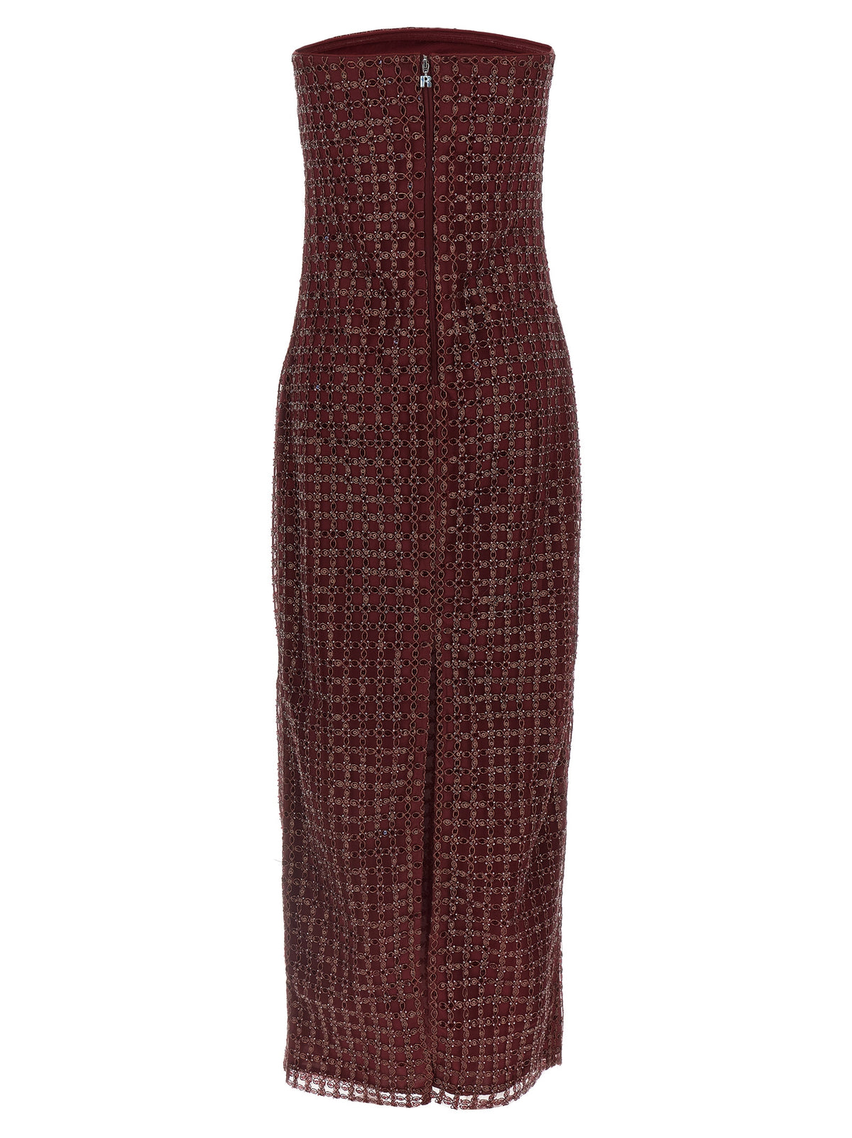 Rotate Birger Christensen「Beaded Maxi Tube」ドレスを回転させます - Image 3