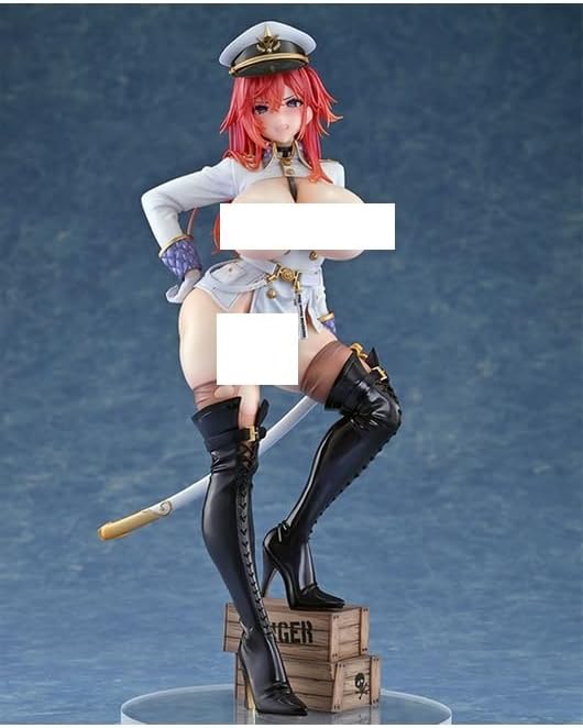 Casino Bunny Pink Cat Native 1/6 Scale Figure, Total Height: 5.7 inches (14.5 cm)