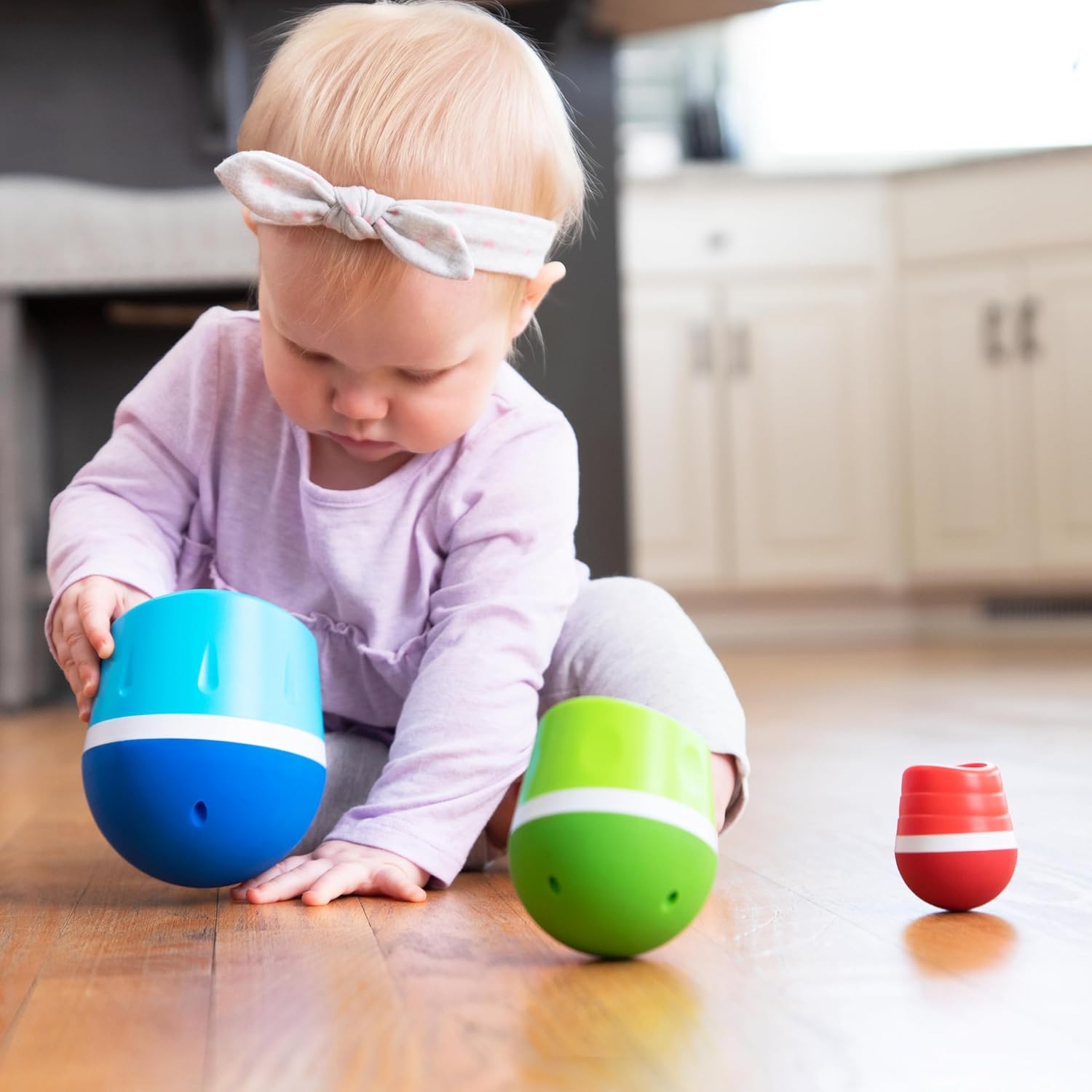 Fat Brain Toys Fat Brain Toys Baby Toy Pop-up Tumbler TumbleRoos FA319-1 Genuine Article
