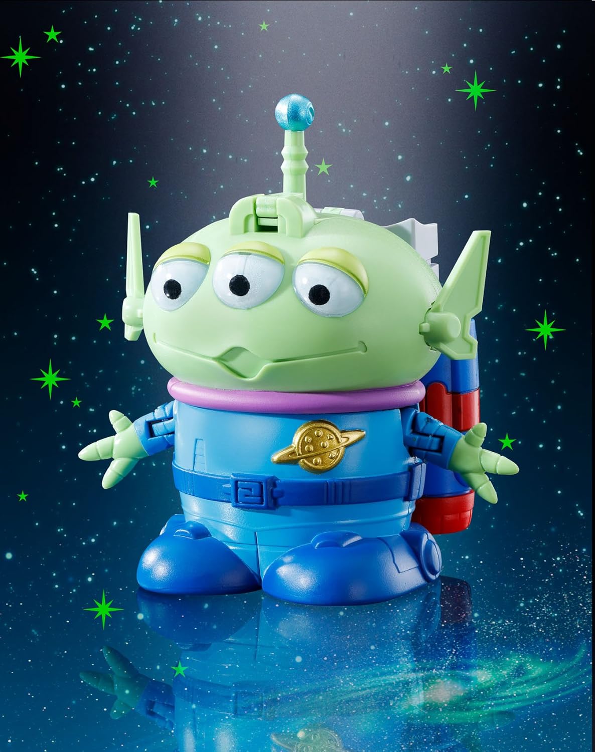 Tamashi Nations Chogokin Toy Story Super Combined Buzz the Space Ranger, Robot, Approx. 8.1 inches (205 mm), ABS & Die-Cast & PVC Pre-Painted Action Figure
