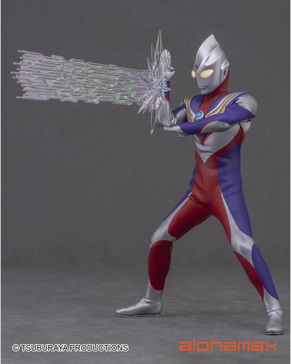 HiPlay Alphamax Ultraman Tiga 2.0 Action Figure, Painted, Finished Product
