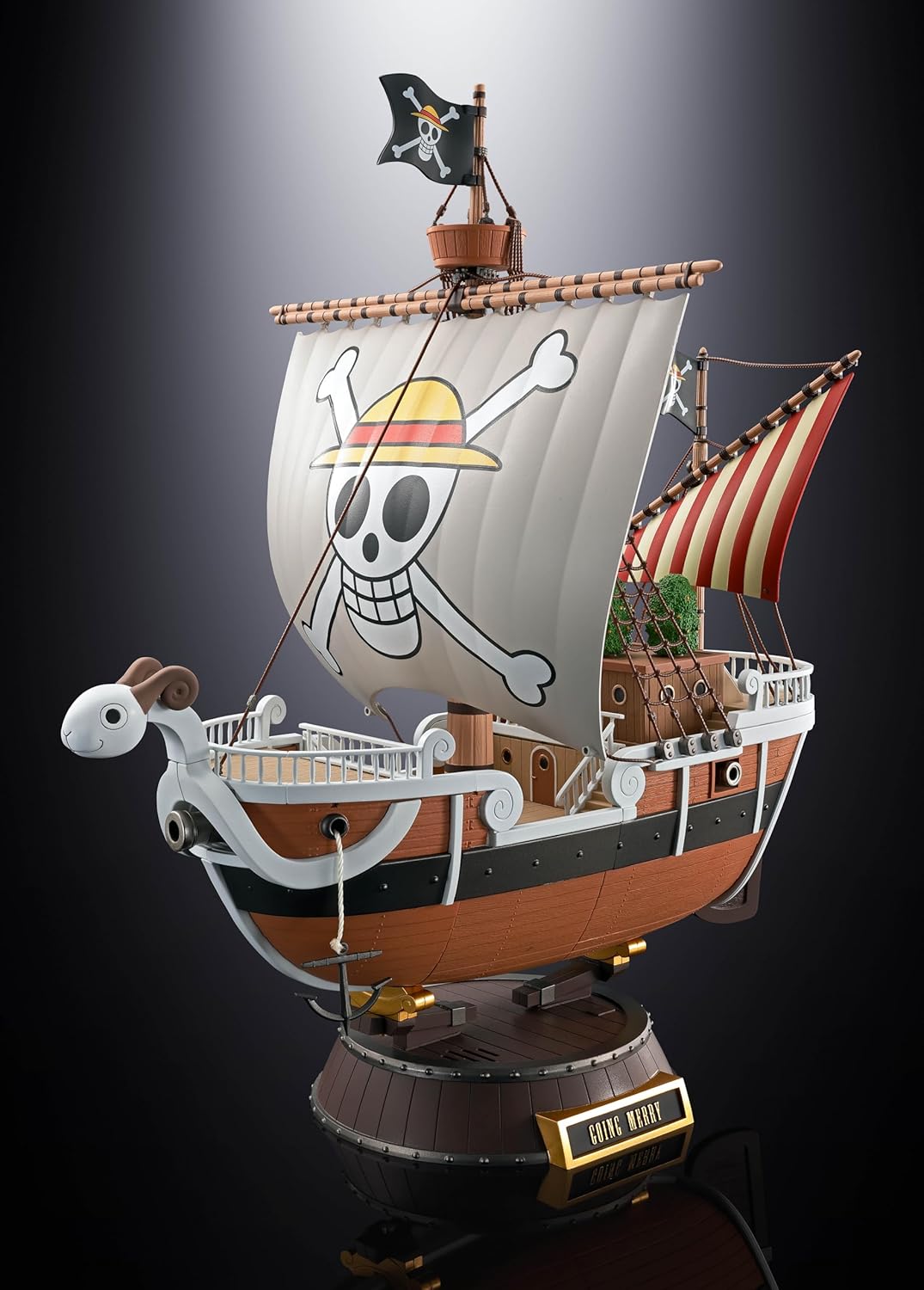 BANDAI SPIRITS Chogokin ONE PIECE Going Mary Issue - One Piece Anime 25th Anniversary Memorial Edition Approx. 11.0 inches (280 mm), PVC & ABS & Die Cast Painted Action Figure