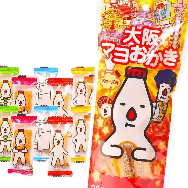 Osaka Mayo Okaki Mayonnaise Flavor, Individual Packaging (1 Bag)