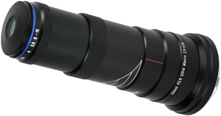Venus Laowa 25mm f/2.8 2.5-5X Ultra Macro Manual Focus Lens for Canon EF Mount Cameras