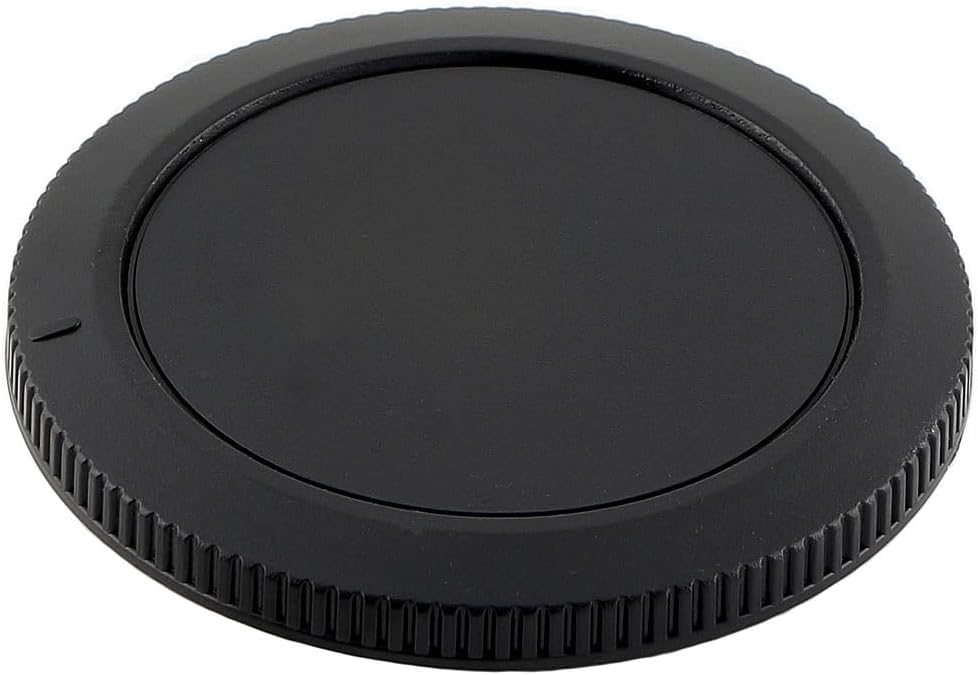 2 Pack Rear Lens Cap and Camera Body Cap Cover Kit for Canon EOS R50 R10 R8 R7 R6 R6 Mark II R5C R5 R3 RP R Ra RF Mount Mirrorless Camera