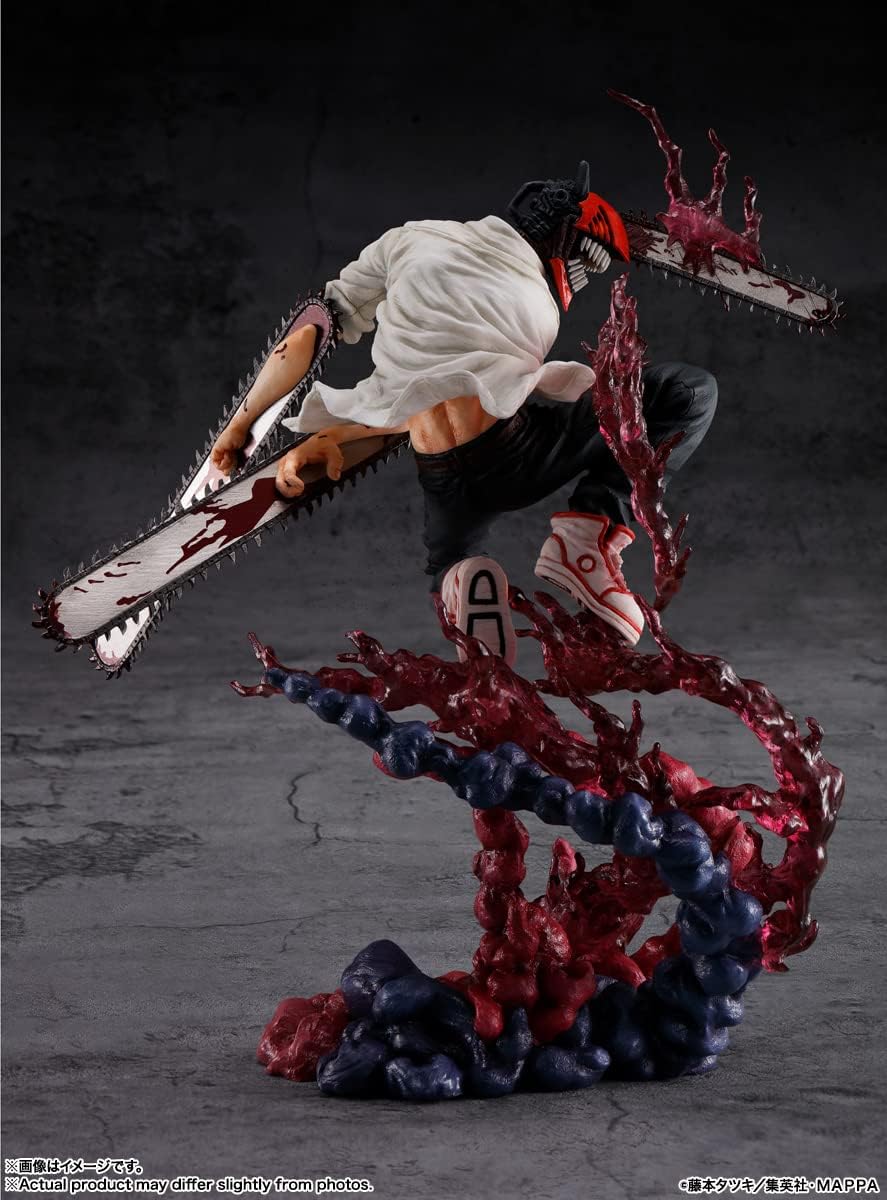 Figuarts Zero BAS65052 Chainsaw Man, Approx. 8.3 inches (210 mm), PVC & ABS, Pre-painted Complete Figure