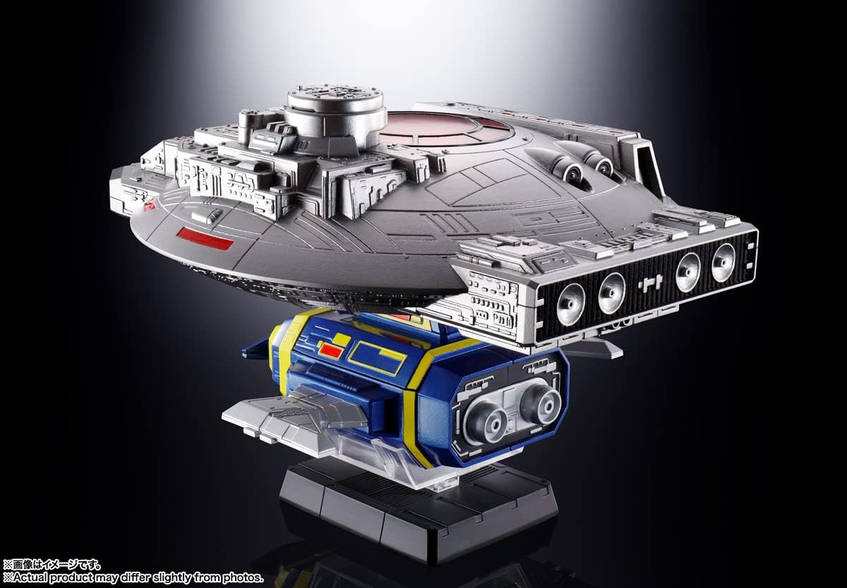 Tamashi Nations GX-106 Soul of Chogokin Space Detective Gaban Electronic Star Beast Dollar & Gilan Disc, Approx. 10.6 inches (270 mm), Diecast, ABS & POM, Pre-painted Action Figure