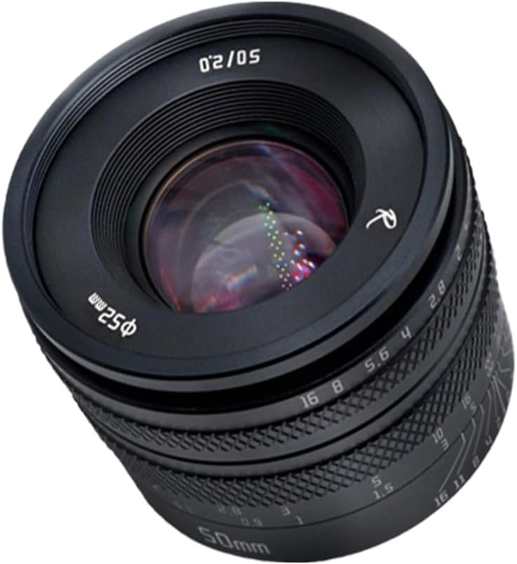 AstrHori 50mm F2.0 RF Mount, Black, Standard Lens, Rock Star, 2 Year Warranty