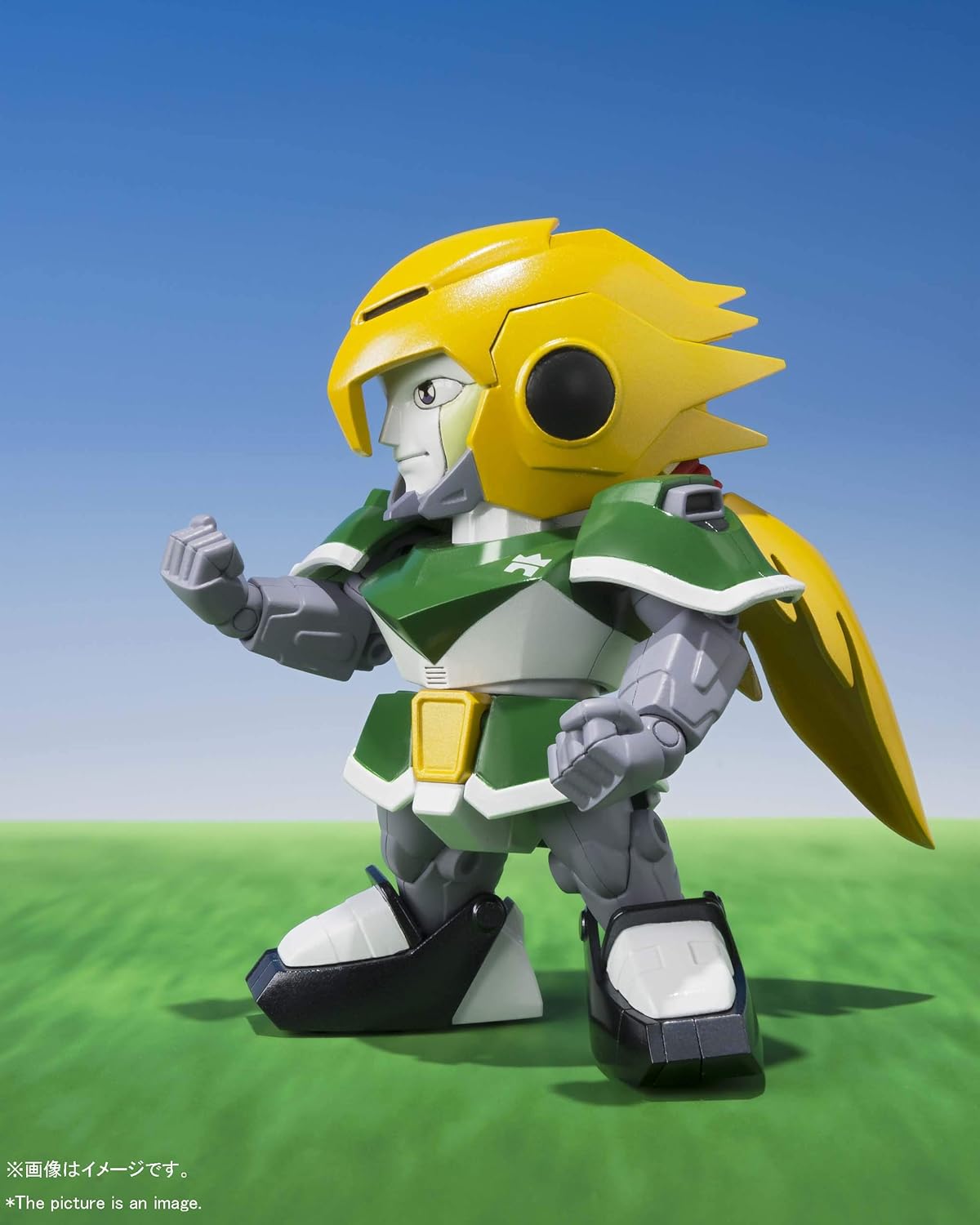 Chogokin Iron Leaguer Mach Indy & Goldfoot, Approx. 3.1 inches (80 mm), Die-cast, PVC & ABS, Pre-painted Action Figure