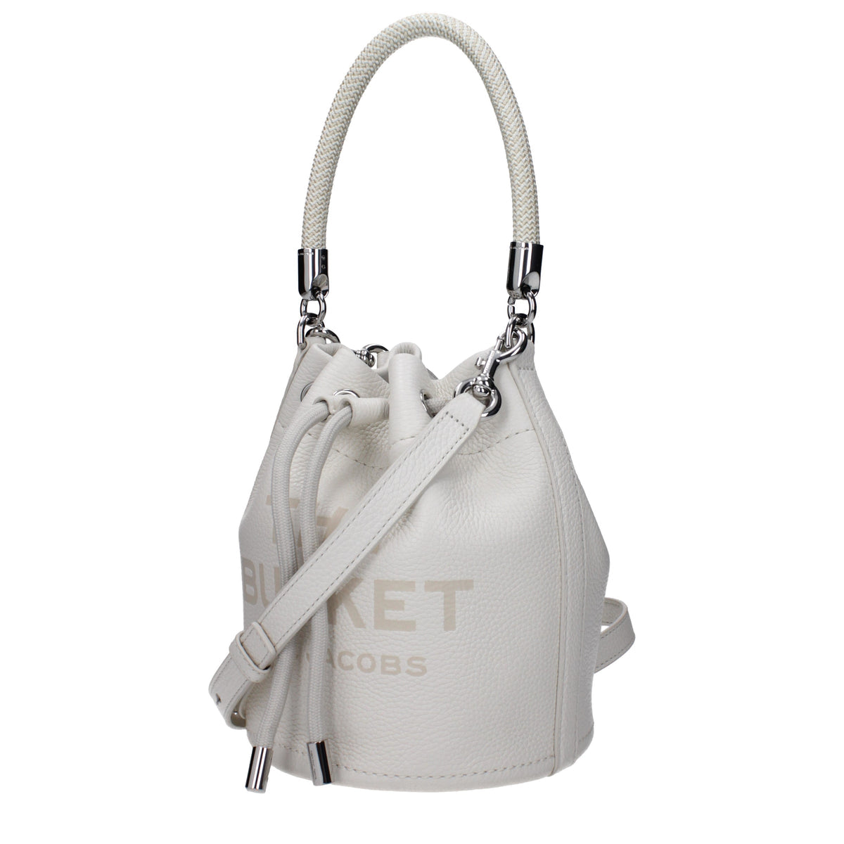Marc マークジェイコブスハンドバッグ女性レザーホワイト/コットン - Image 3