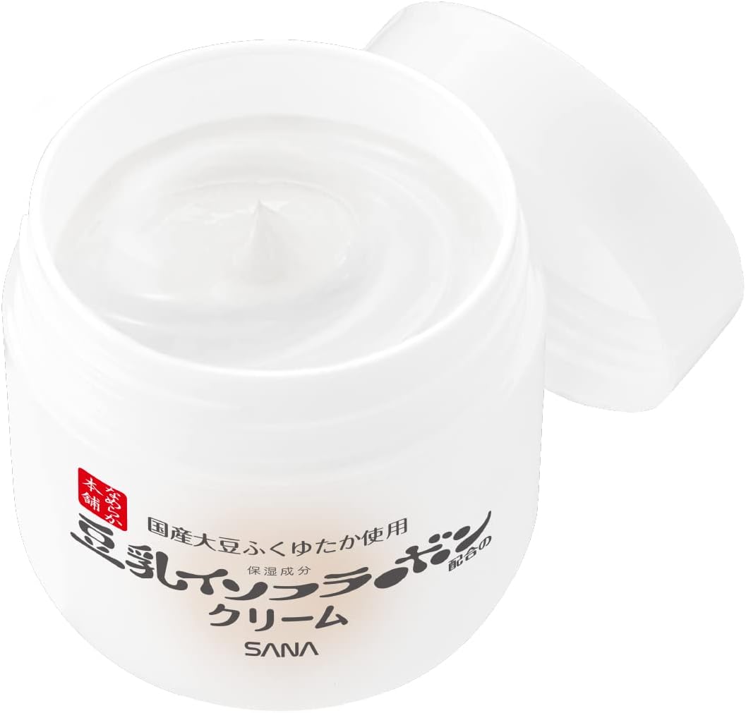 Nameraka Honpo Cream, NC High-purity Soy Milk Isoflavone (Moisturizing Ingredient), Unscented, Colorless, Mineral Oil, Made with Japanese Soy Fukuyutaka (Moisturizing Ingredient).