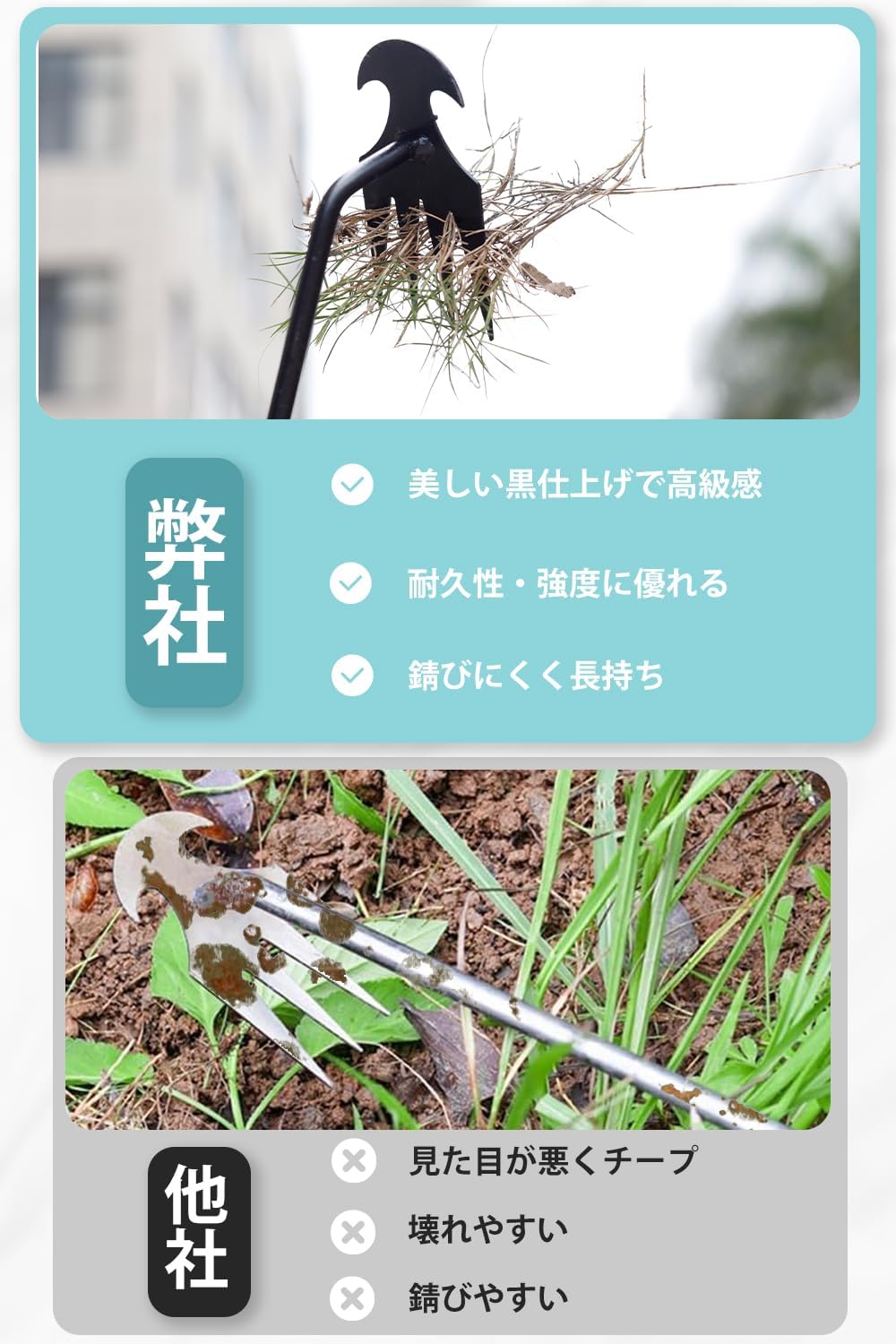 Weeding Tool, Weeding Implement, 30CM 40CM Grass Cutting Rake, Grass Cutting Tool, Weed Puller, Weeding Tool, Work Gloves Included, Garden/Lawn/Farm/Planting/Weeding/Gardening Tool (30cm)