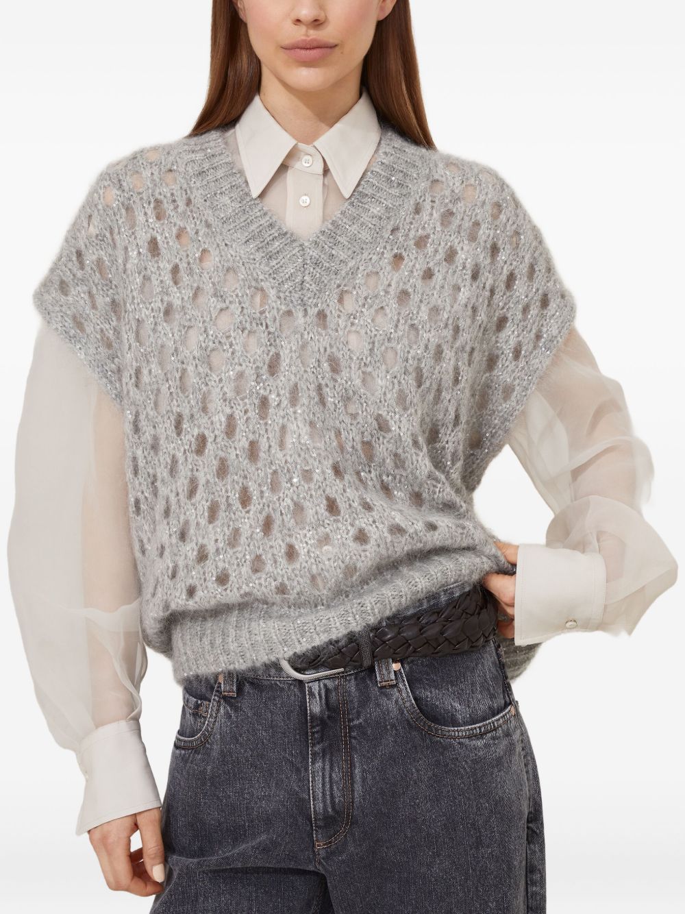 Brunello Cucinelli Seatersグレー - Image 3