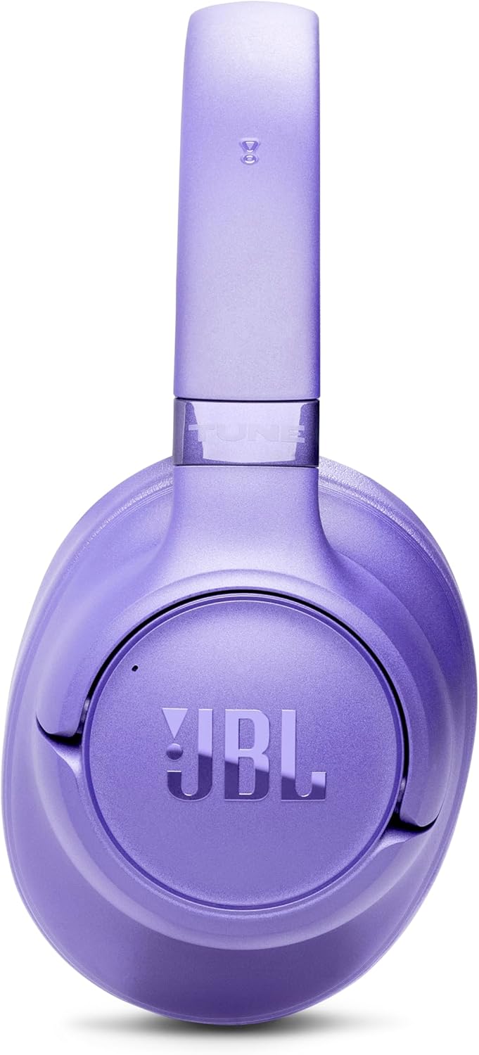 JBL Tune 780NC Wireless Over-Ear Headphones Hybrid Noise Cancelling Hi-Res Audio Auracast Compatible Multipoint (Lavender)