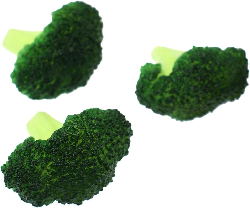 Speed mao Realistic Broccoli Food Sample Model Set of 6