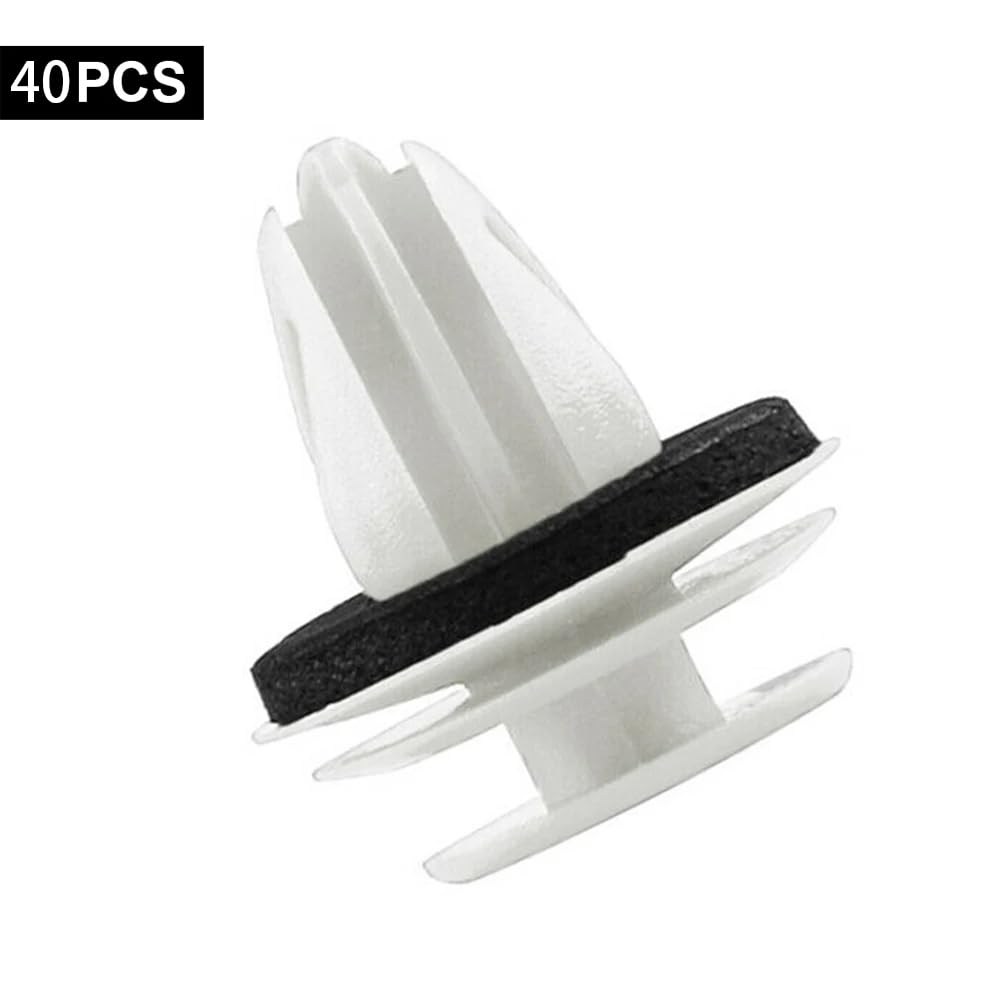 Rivets Car Interior Clips 40pcs Door Trim Bumper Clips