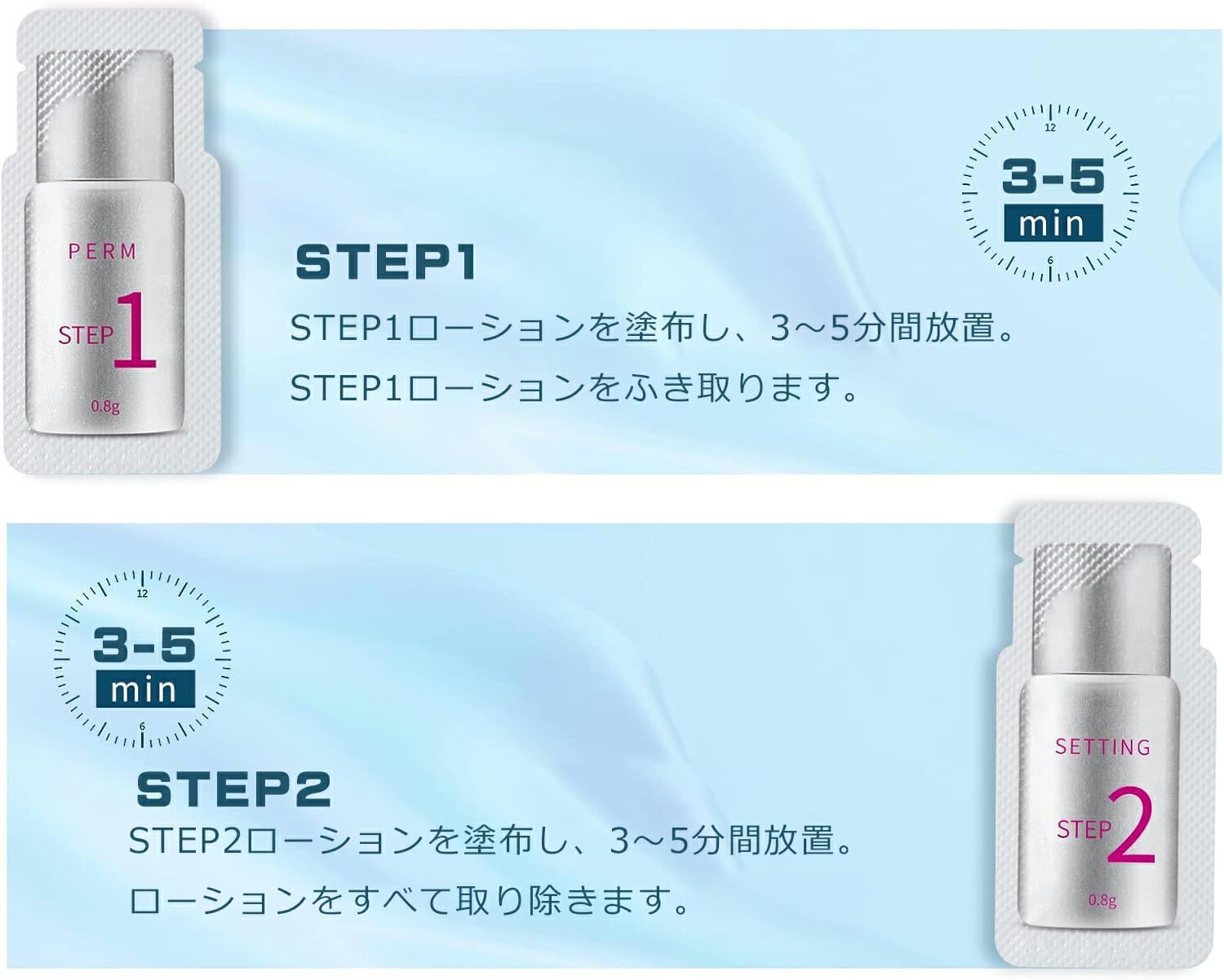 5 Sets [1 Liquid 2 Liquid Separating Eyelash Perm Liquid Self Applying Eyelash Perm for Rod or Clip On Portion Pouches Disposable Professional