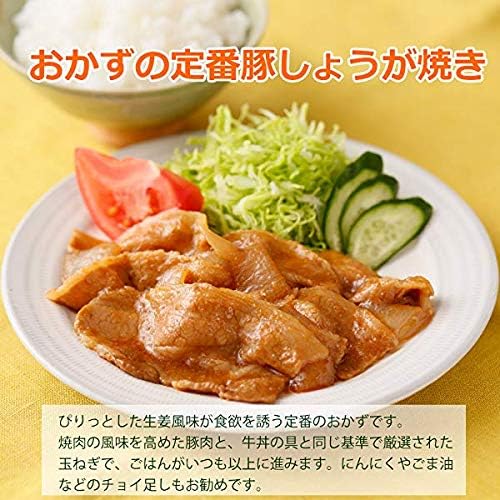 Yoshinoya (Frozen Pork Ginger Grilled / 4.2 oz (120 g) x 10 Bags Set) Donburi Pork Rice Bowl (Rove/Hot Water Bath Cooking)