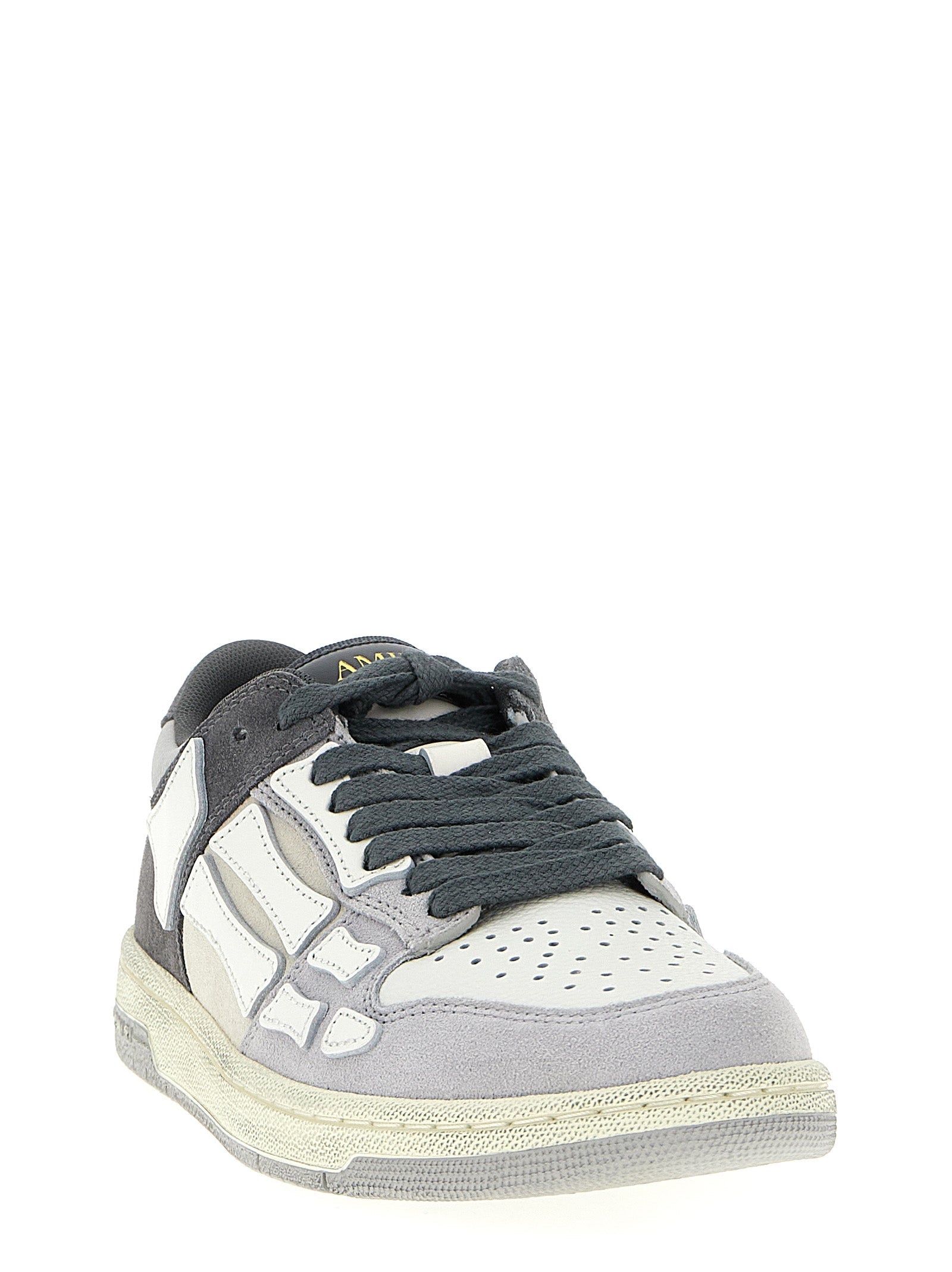 Amiri 'Histressed Skel Top Low'スニーカー - Image 3