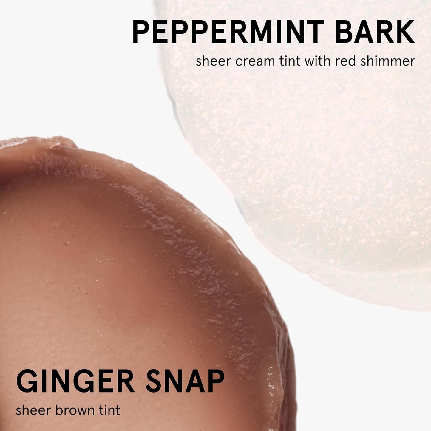 Glossier Balm Dotcom Hydrating Lip Balm Duo - Peppermint Bark & Ginger Snap - Lanolin, Beeswax & Castor Oil for Dry Lips - Nourishing Lip Care Gift Set, 2 x 15ml