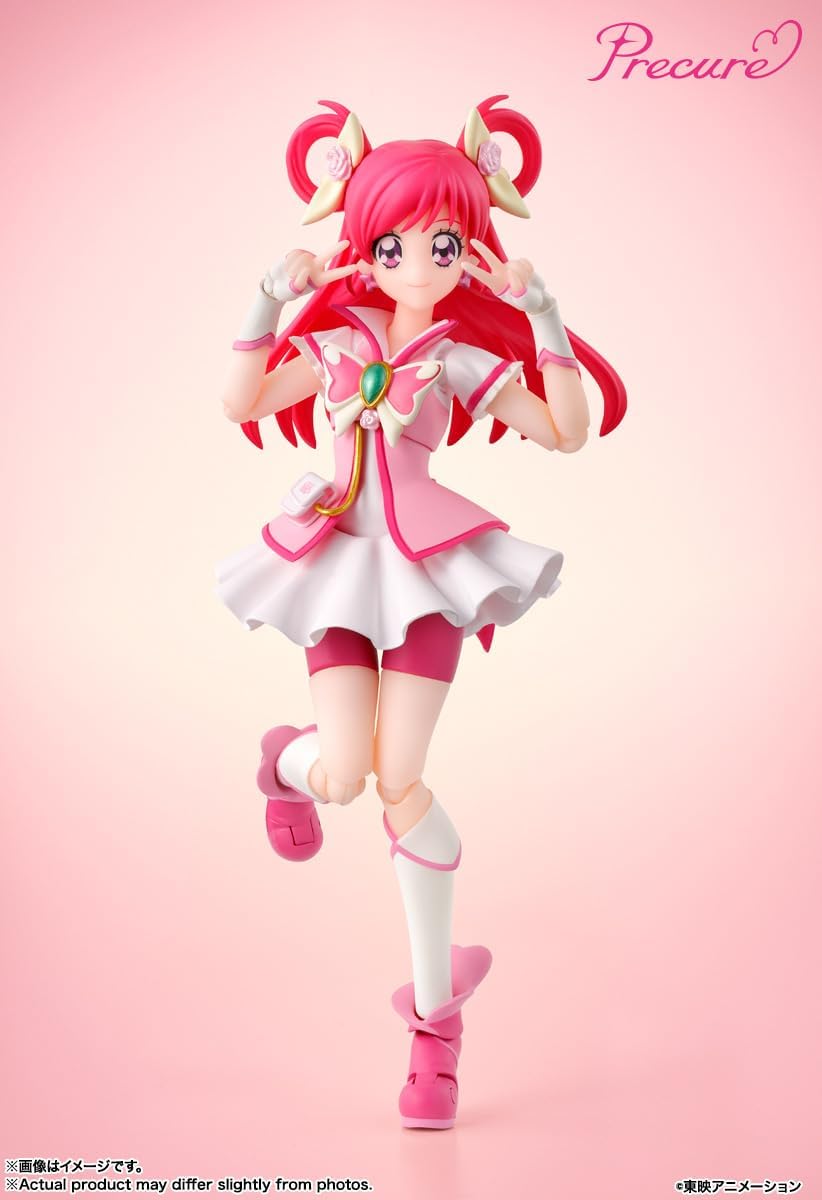 BANDAI SPIRITS S.H. Figuarts Yes! Pretty Cure 5 Cure Dream Precure Character Designer's Edition, Approx. 5.3 inches (135 mm), ABS & PVC Pre-painted Action Figure