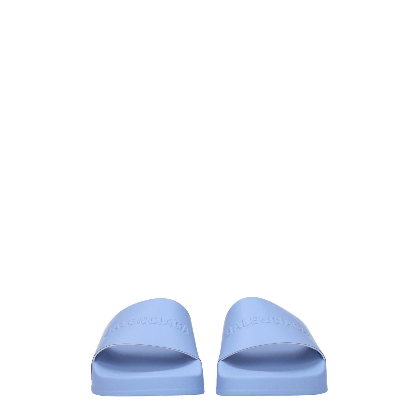 Balenciagaギフトのアイデアスリッパの子供たちの女性ゴム青/柔らかい空 - Image 3