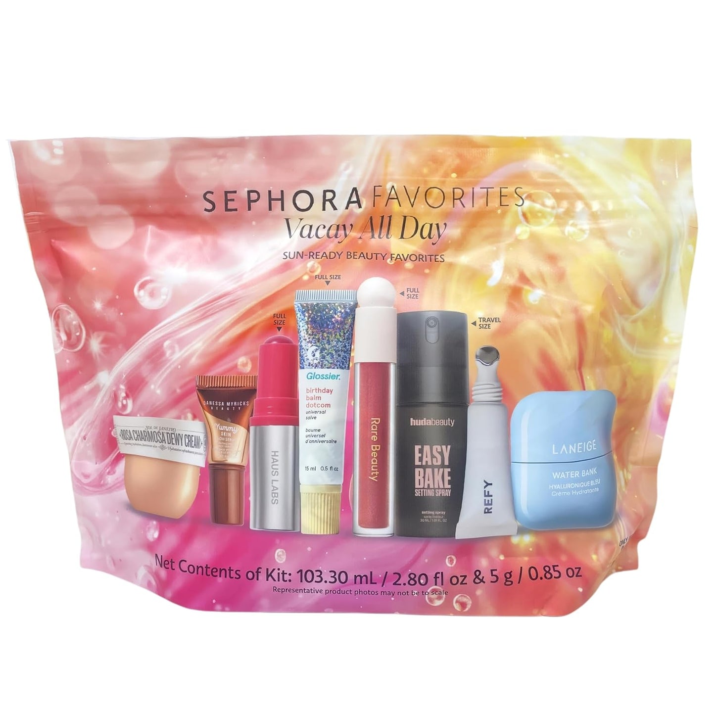 Sephora Favorites Limited Edition Vacay All Day 9-Piece Makeup & Skincare Value Set