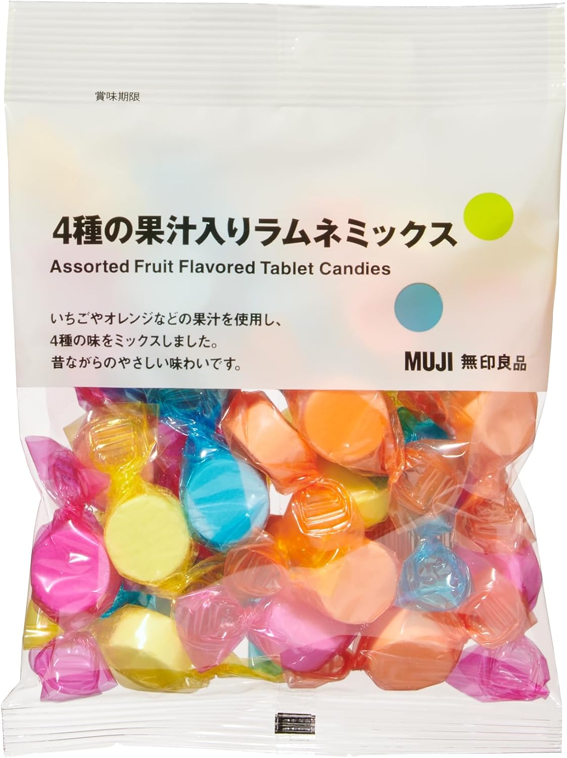 Muji 12058519 Ramune Mix with 4 Kinds of Juice, 2.4 oz (68 g)